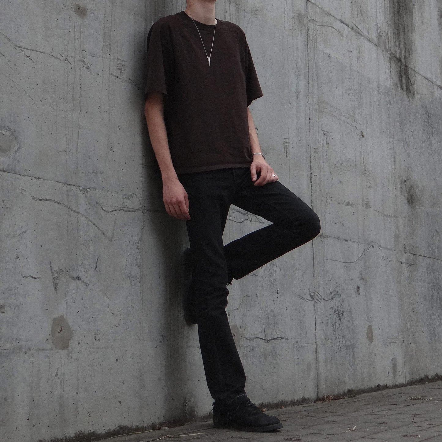 Raglan Washed & Distressed T-shirt