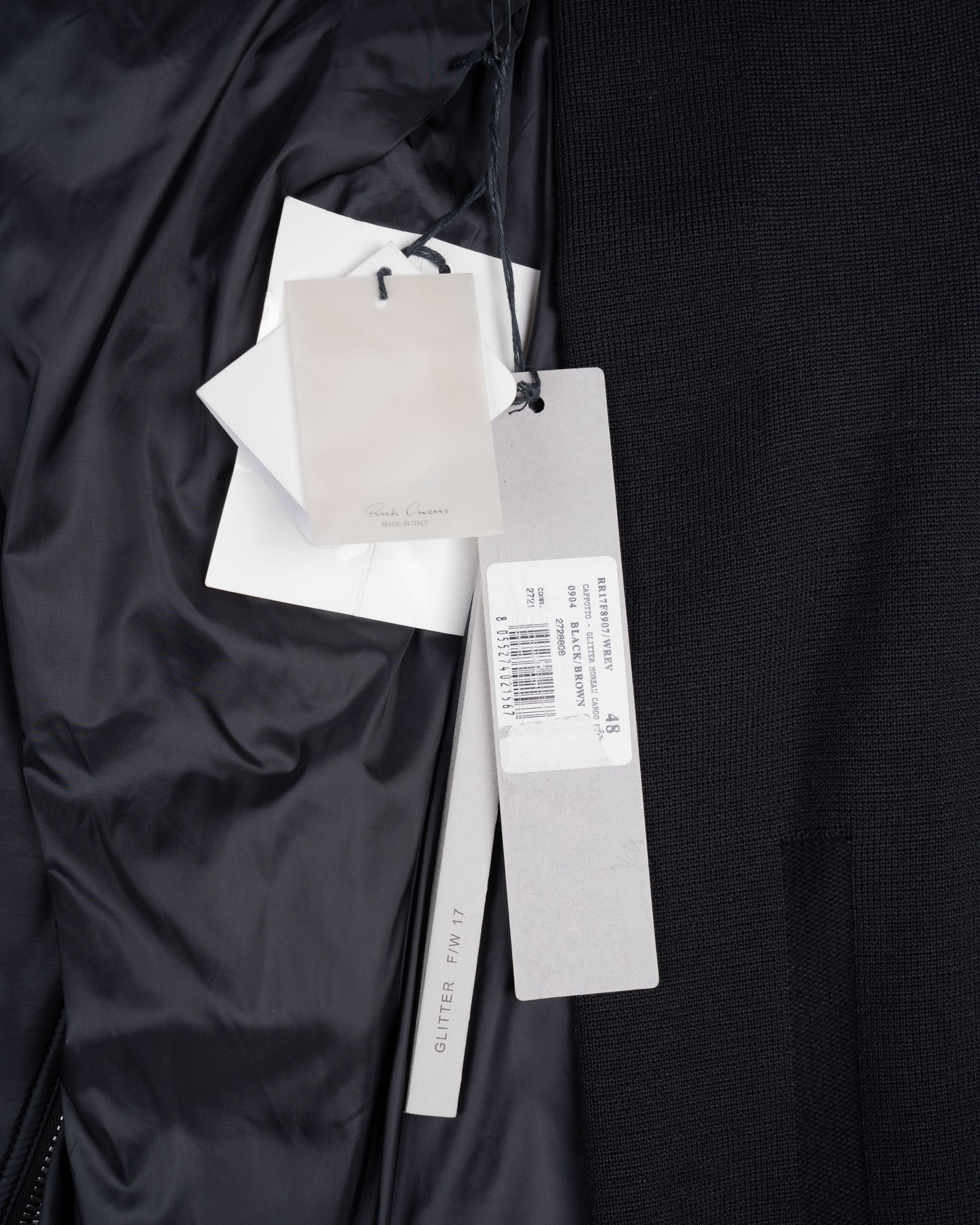 FW17 GLITTER cargo coat