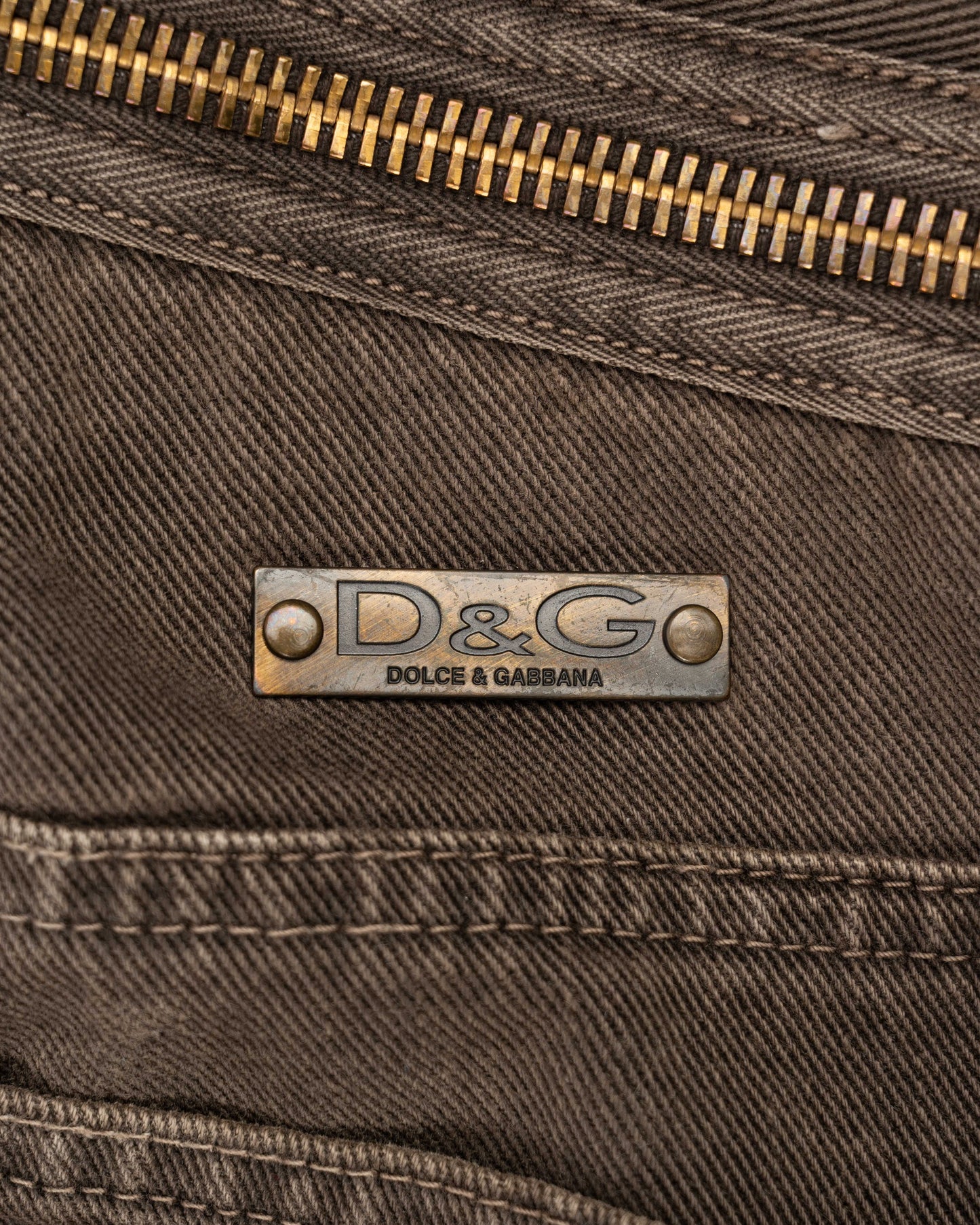 Dolce & Gabbana Detachable Upper Denim
