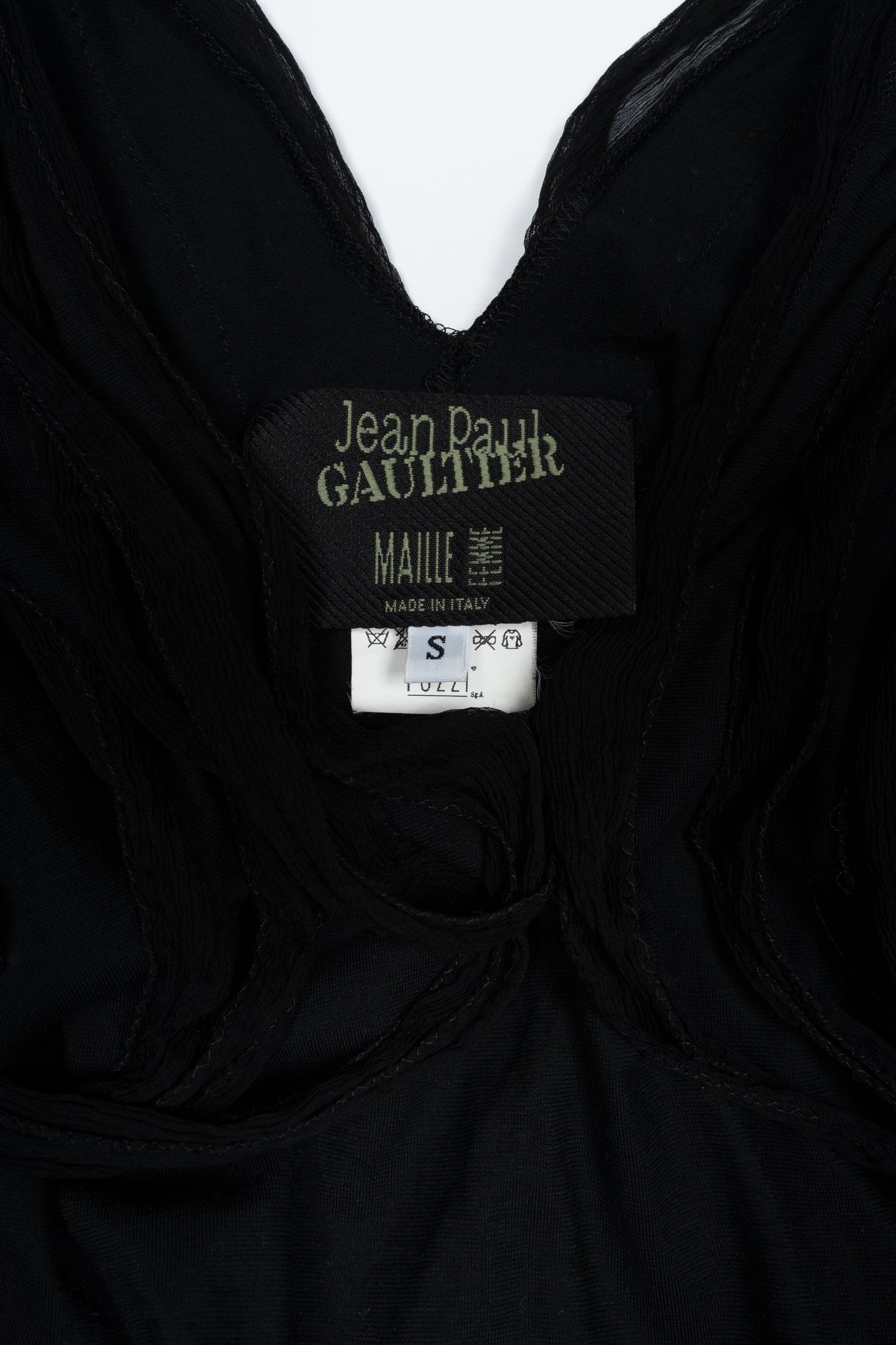 Jean Paul Gaultier Iconic Striped Body Shape Tunic