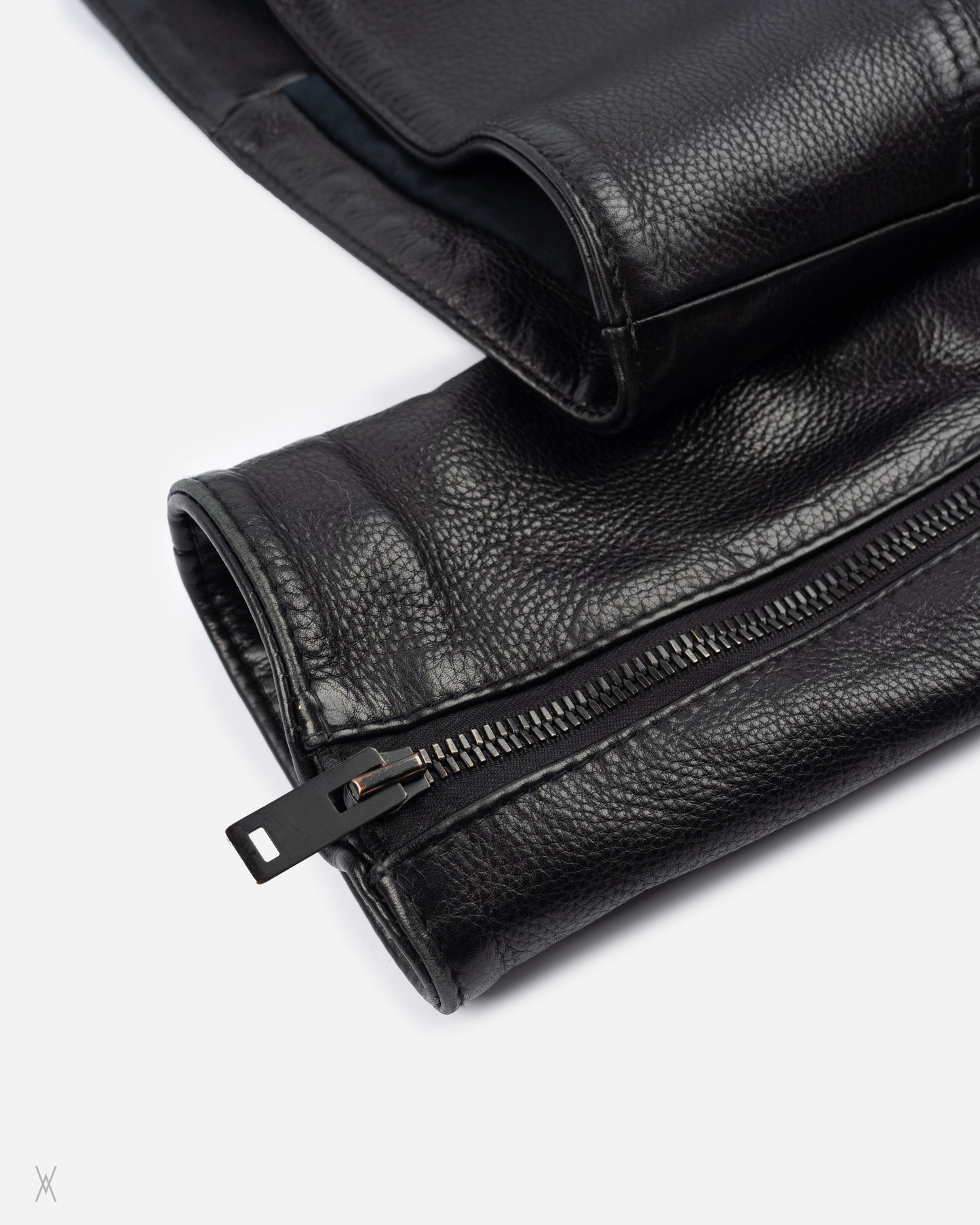 Maison Margiela 5-Zip Leather Jacket – All Black Edition (FW15)