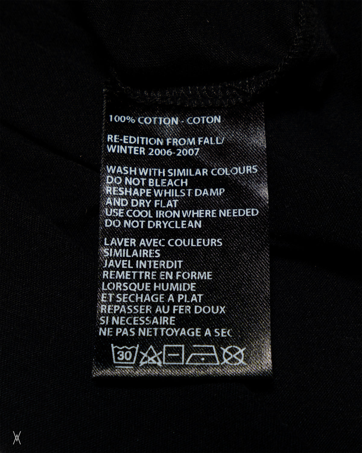 Ann Demeulemeester What Remains Is Future Black T-Shirt / (L)