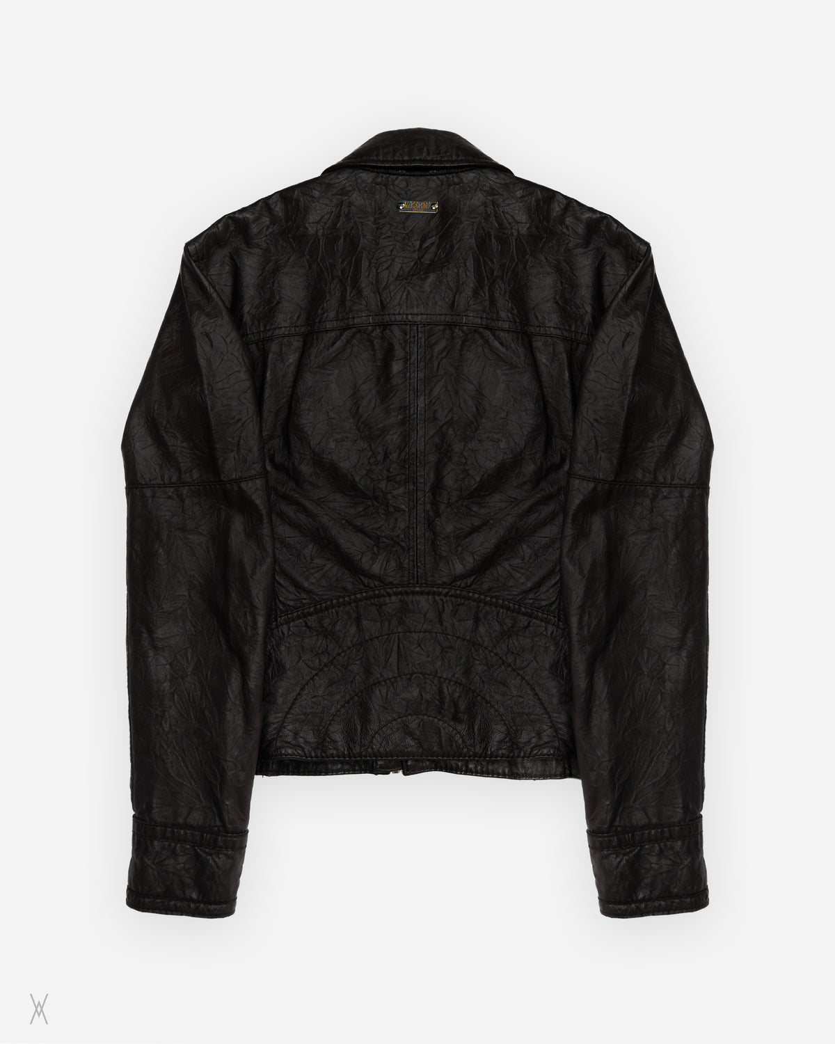 Moschino Jeans Good Luck Leather Jacket