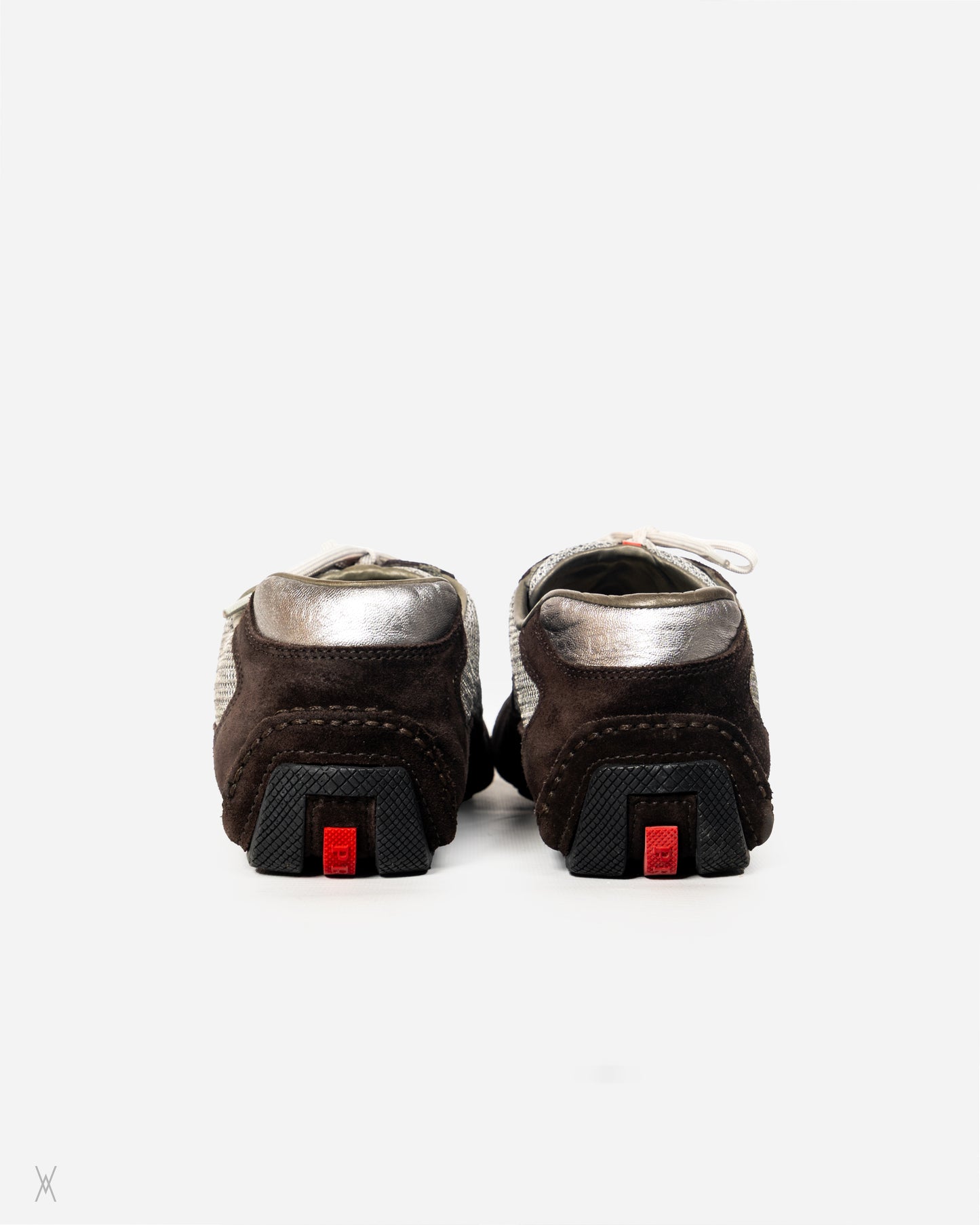 Linea Rossa Suede & Mesh Driving Sneakers