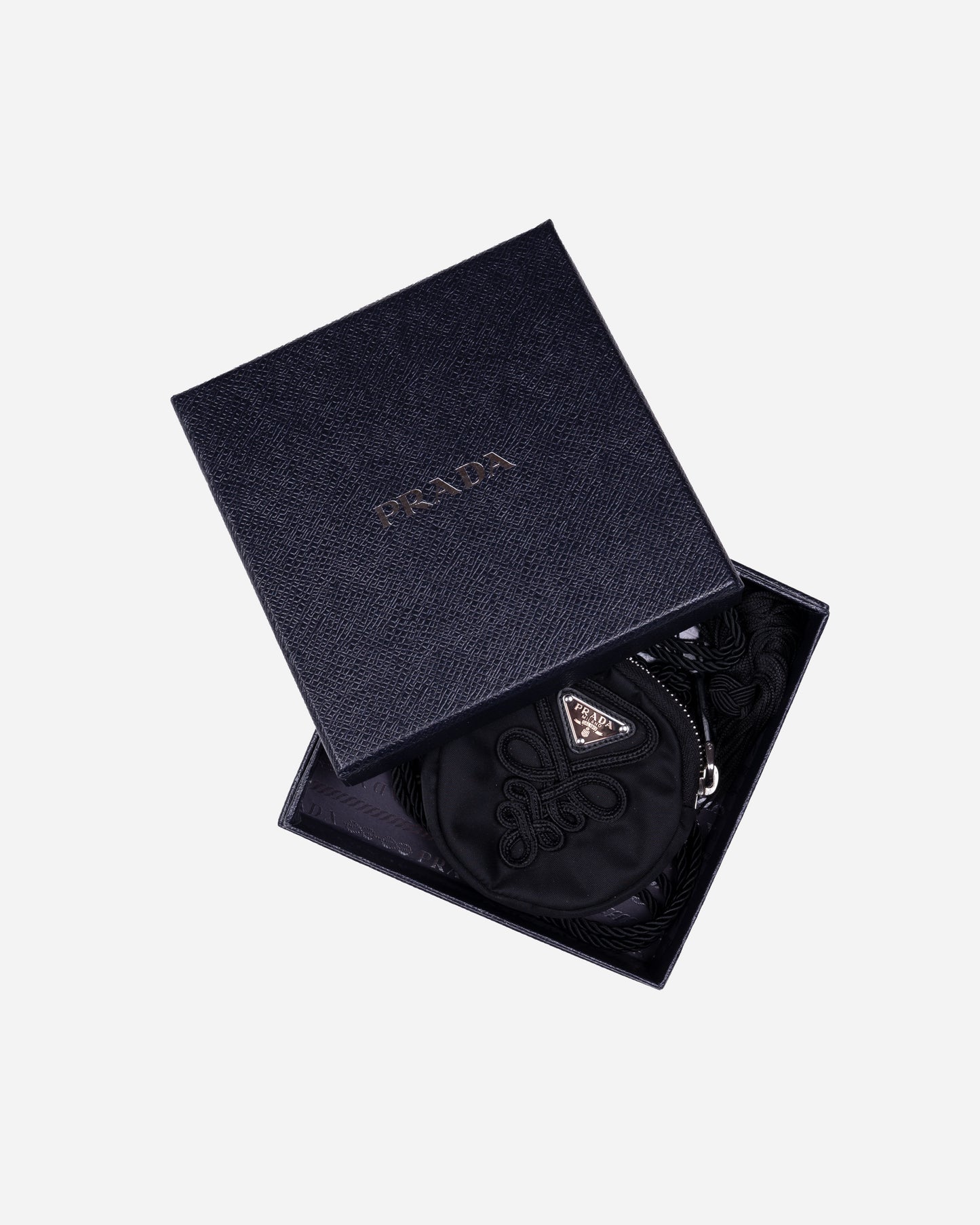 Prada Mini Nylon Tassel Bag