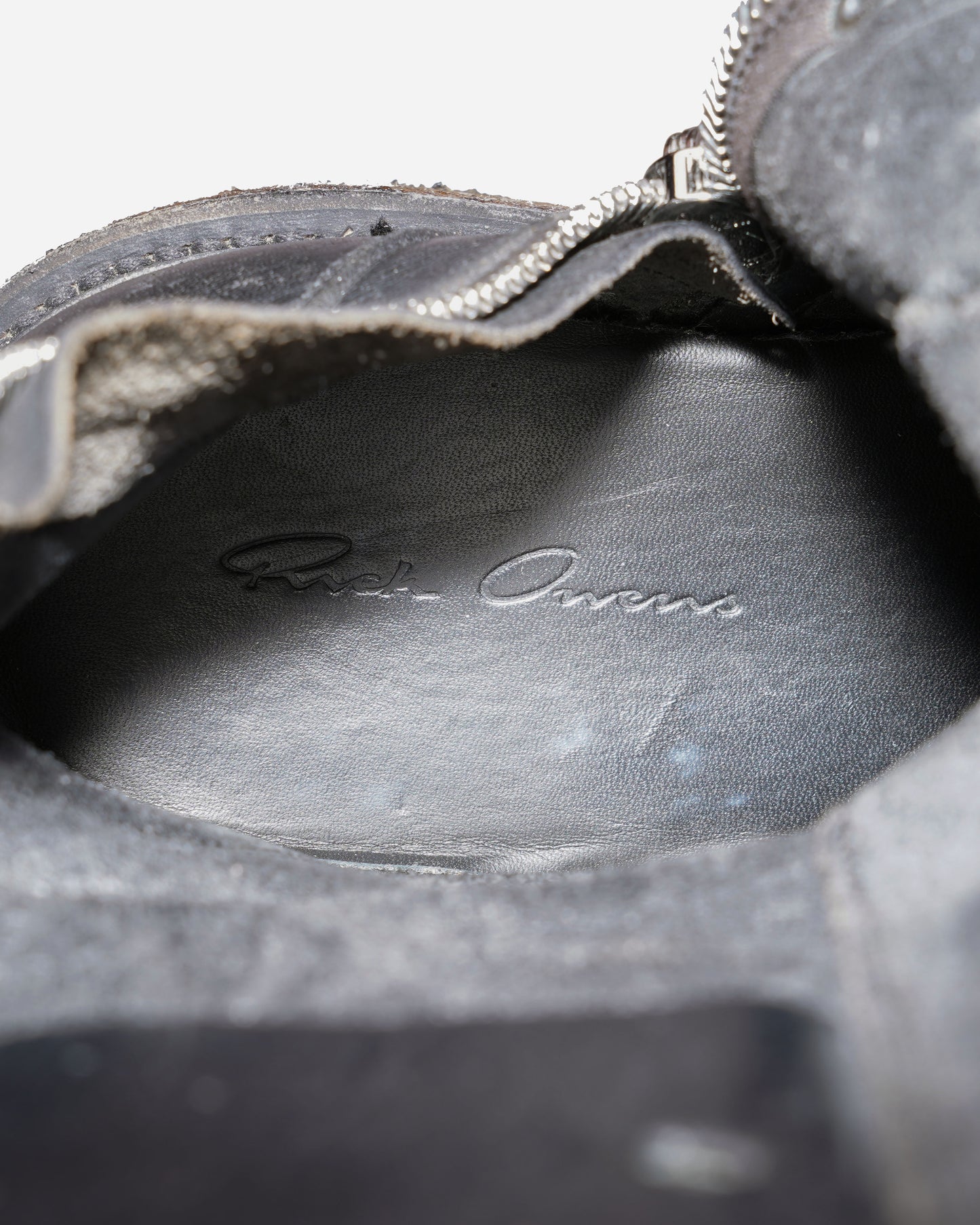 Rick Owens Glitter FW17 Crepe Pentagram Boots first issue