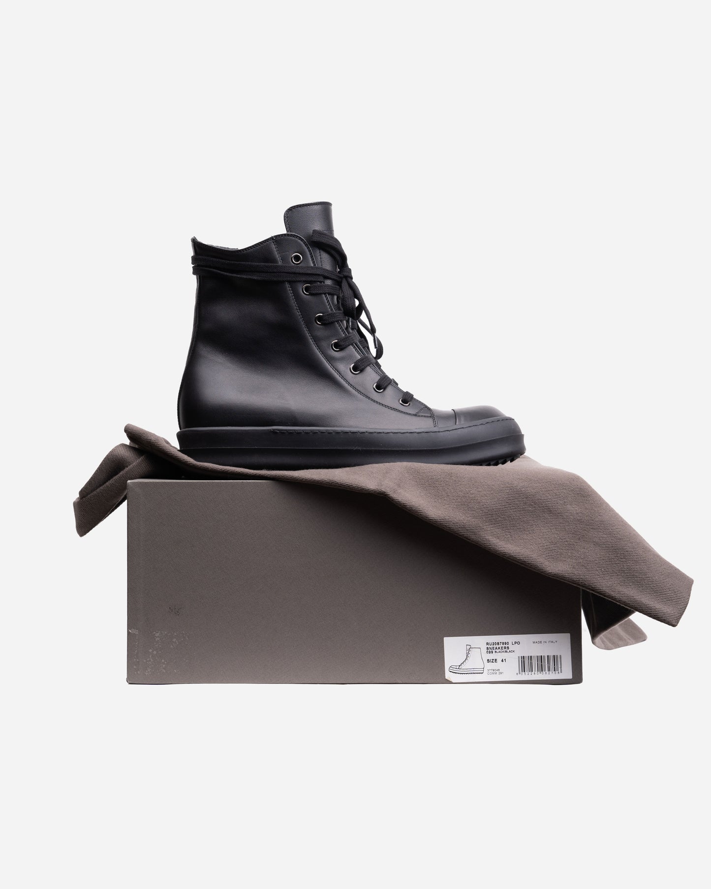 Rick Owens Mainline Ramones all black