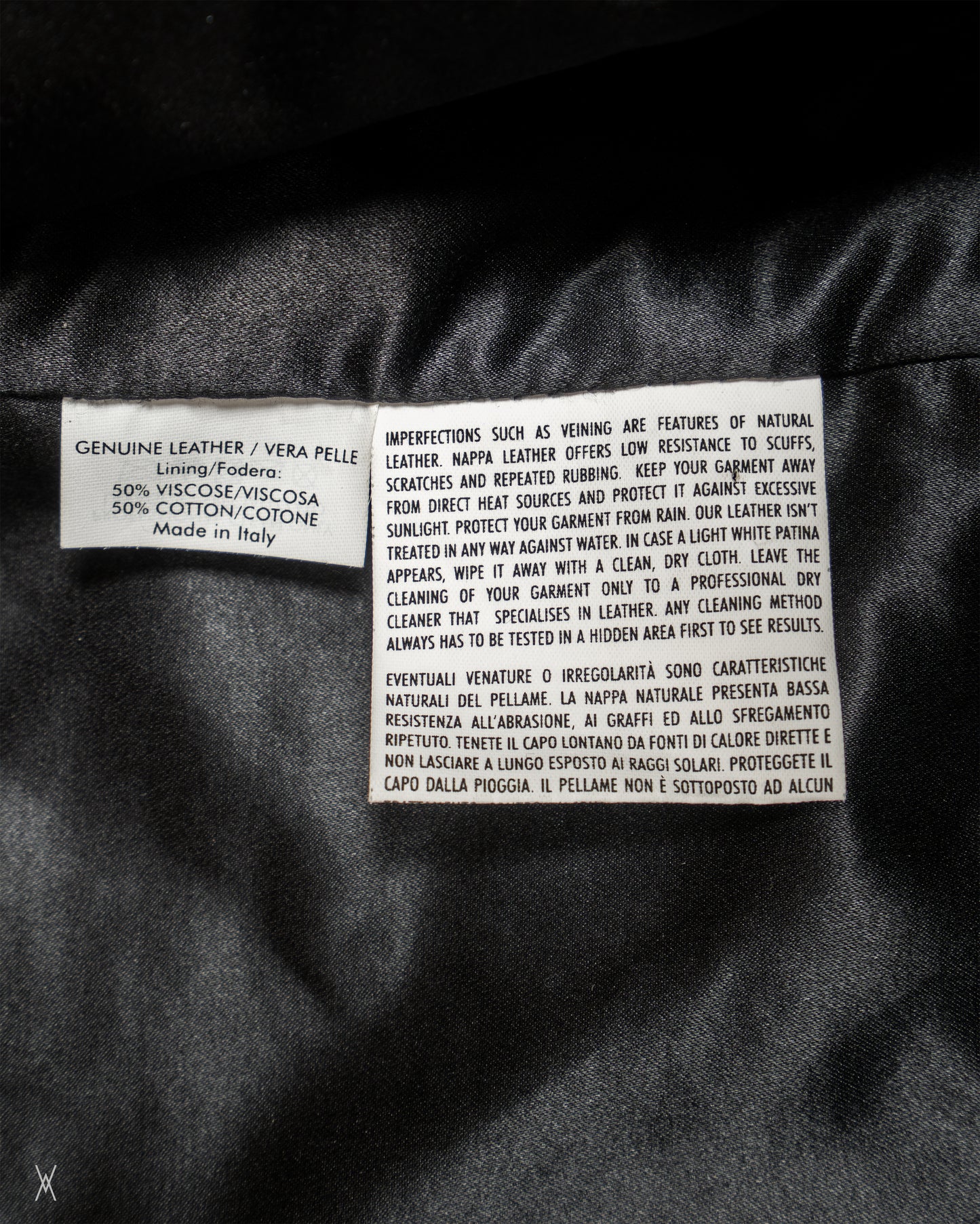 2000s Embroidered Leather Mix Jacket