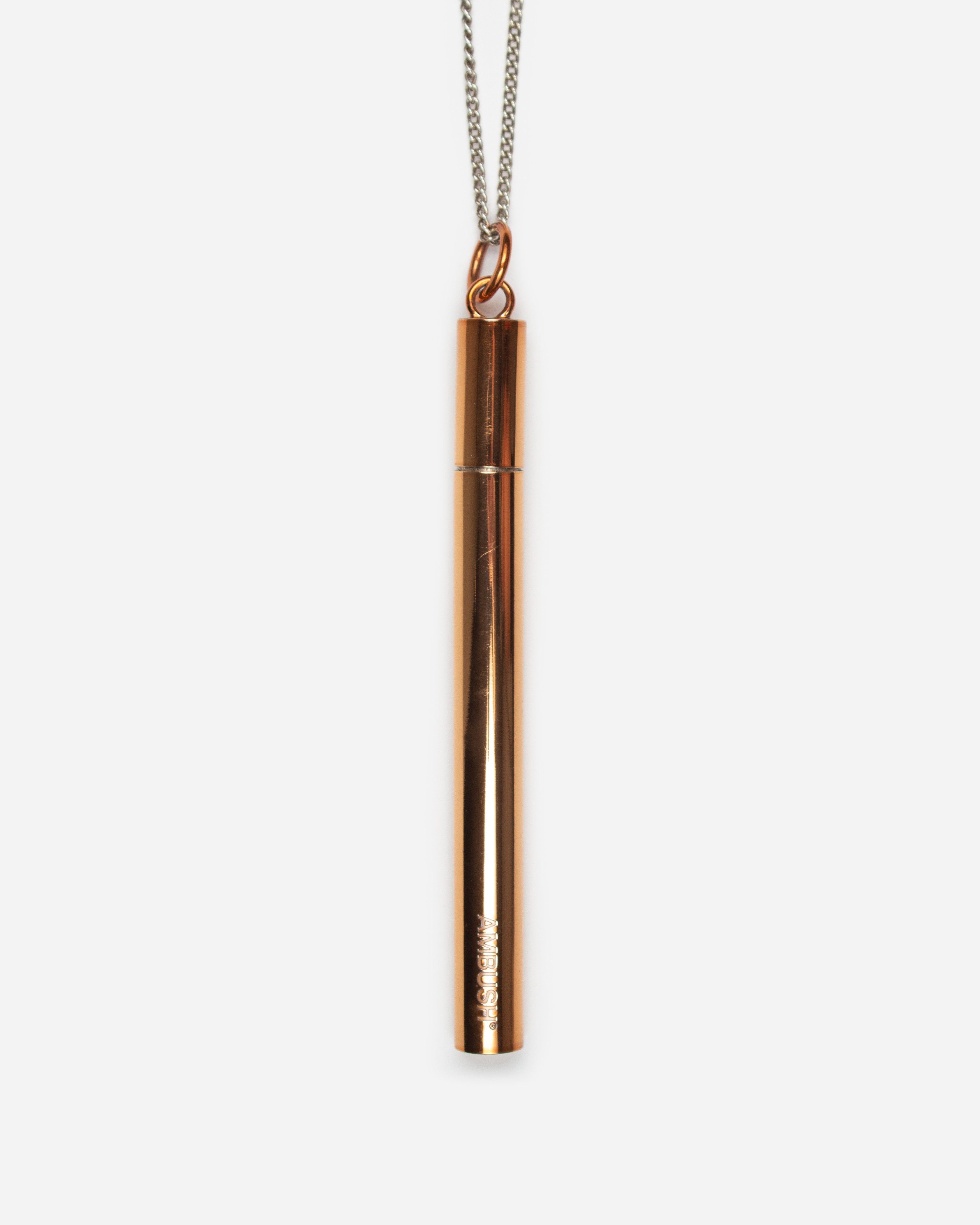 ambush cigarette necklace Case In Brown - 40% Off and a lobster claw fastening Silver SSS Cig Case Necklace