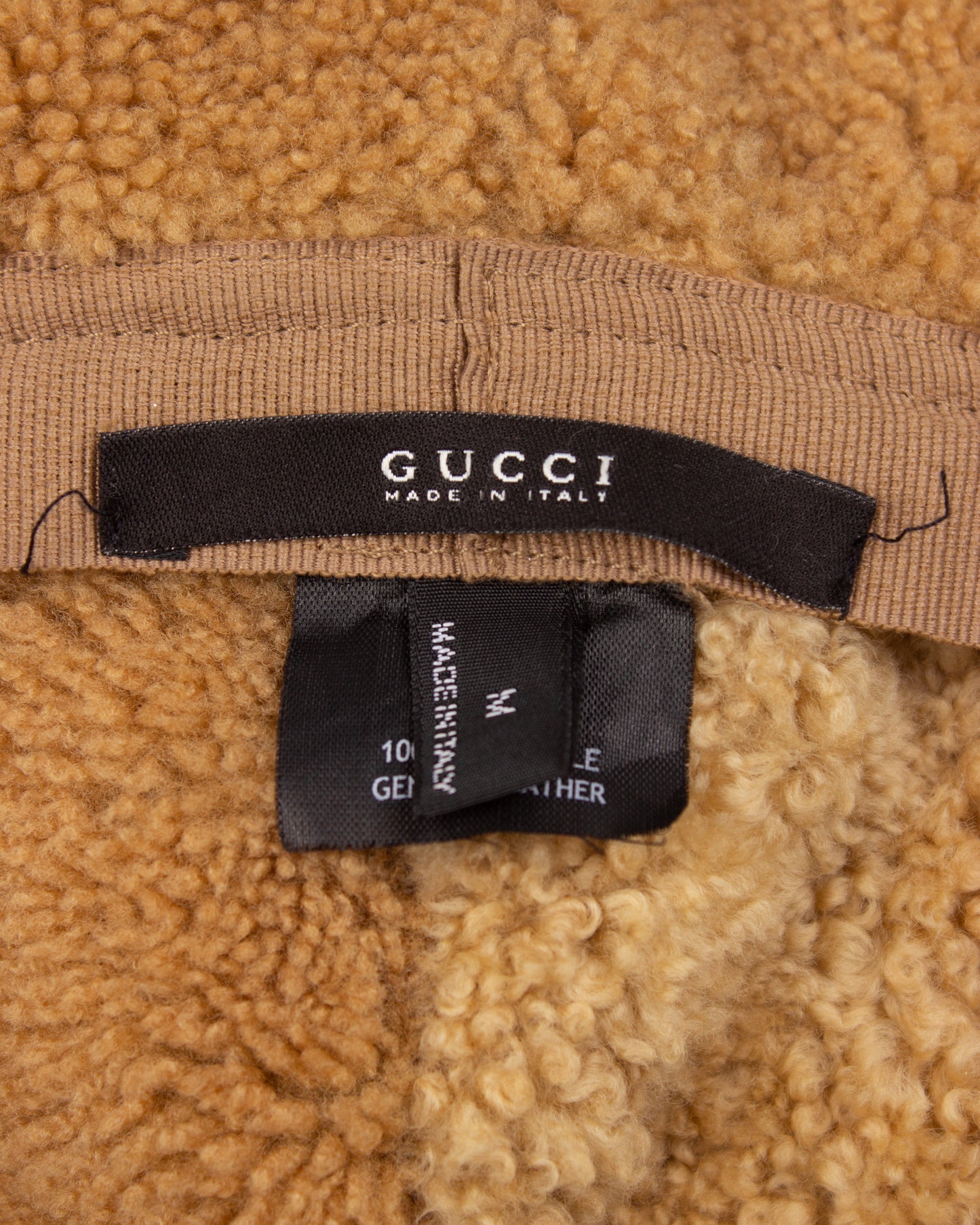 Monogram Leather Shearling Trapper Hat