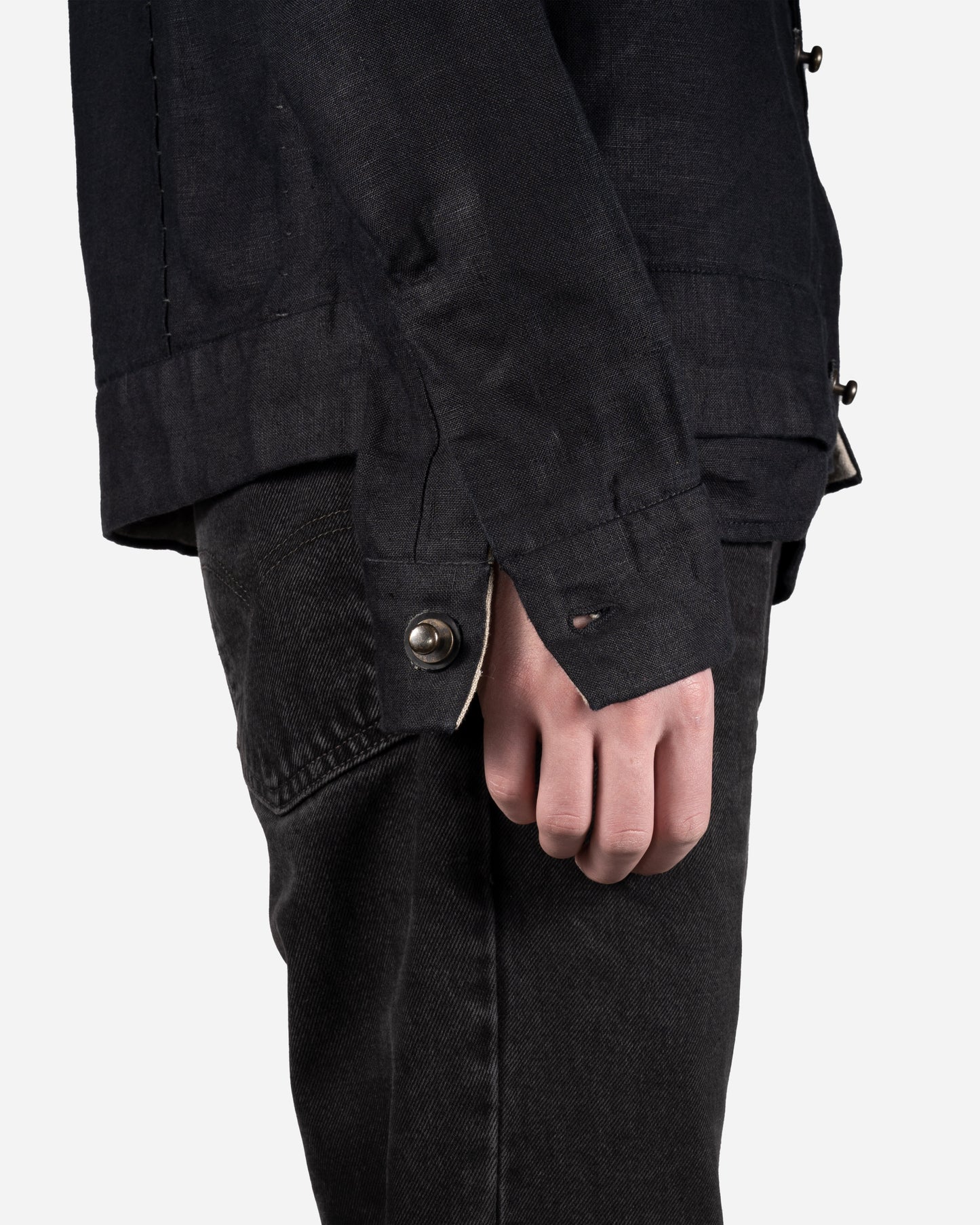 Prostetic Overlock Linen Jacket