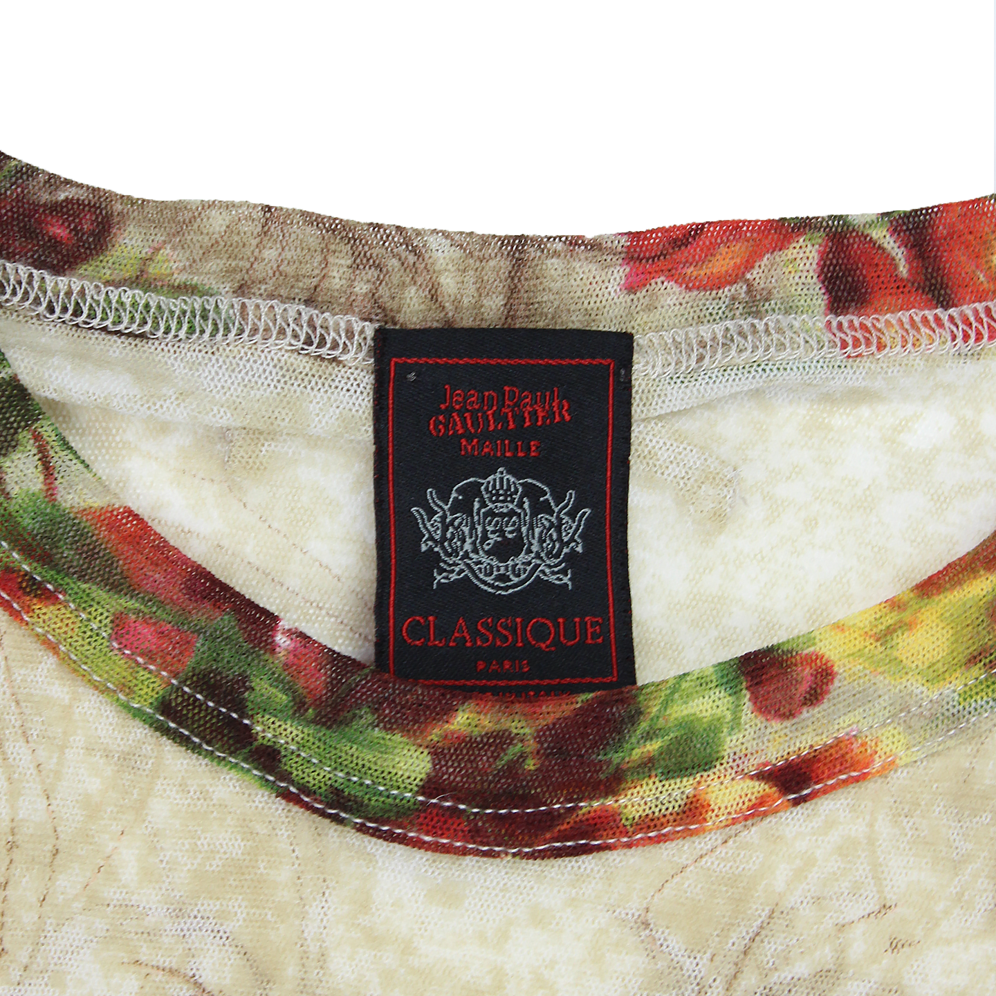 Floral Mesh Top (90s)