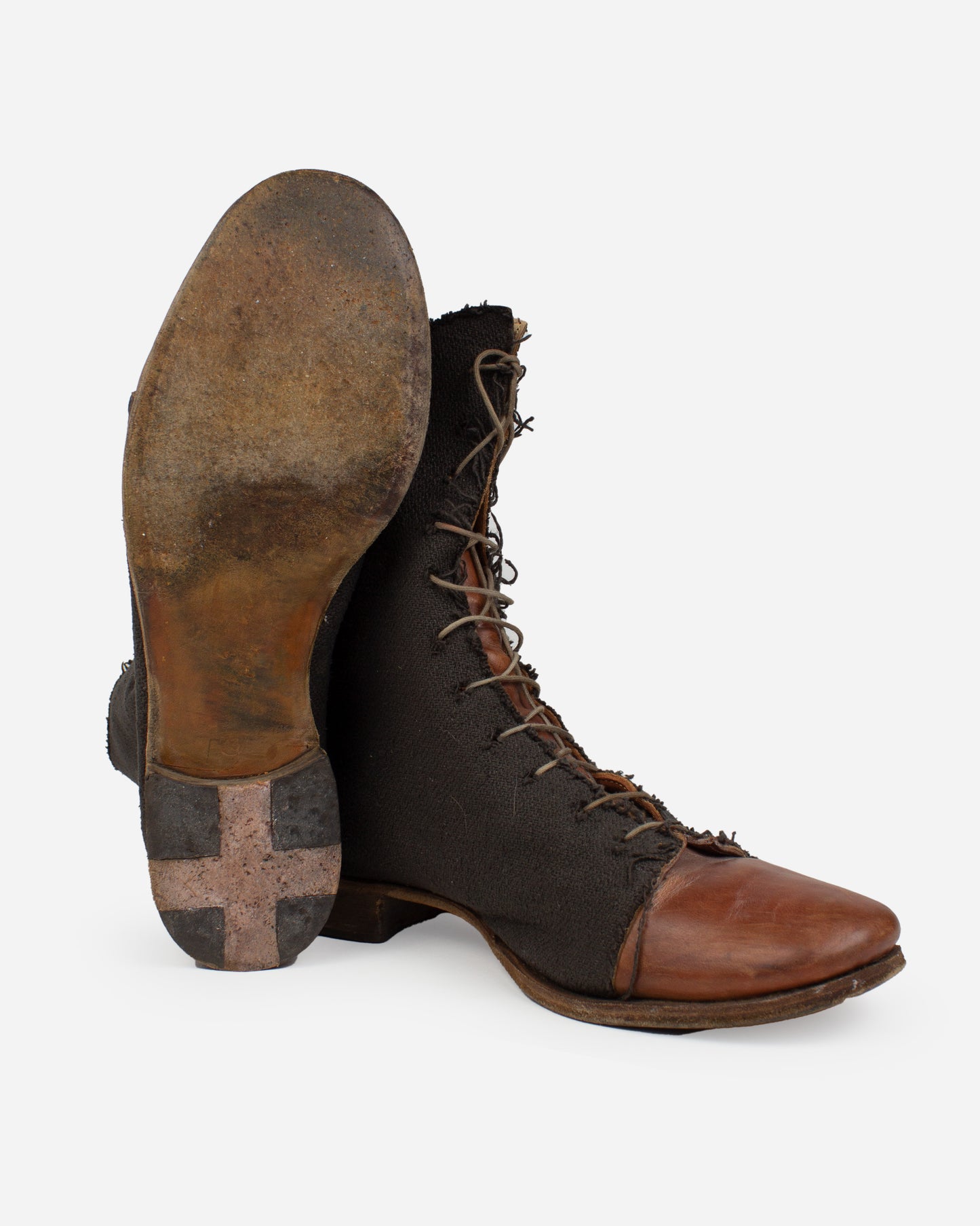 Hybrid Officer Leather Boots