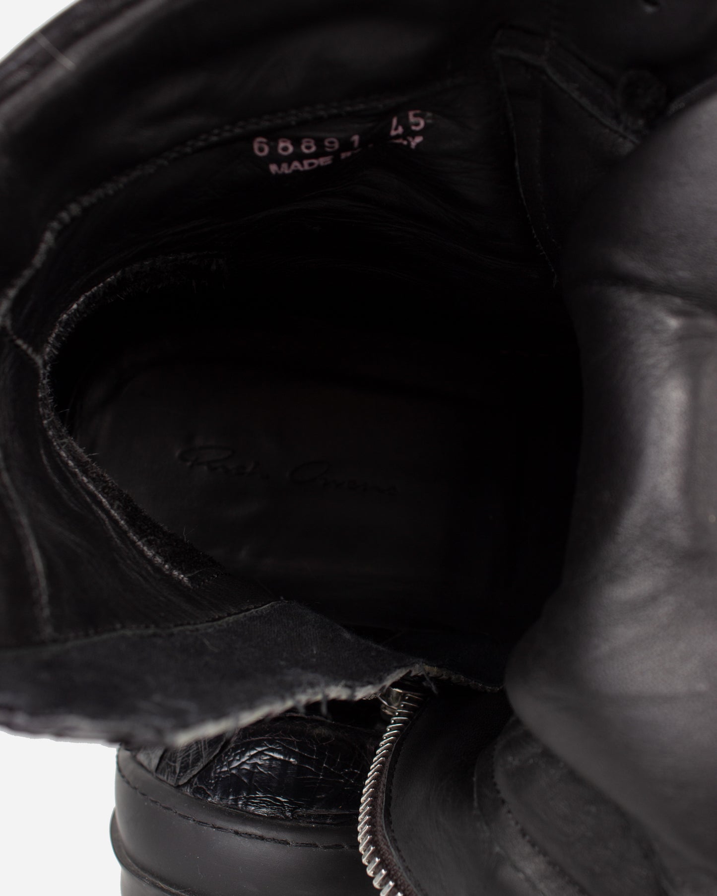 Python Skin Geobasket Sneakers (FW14)