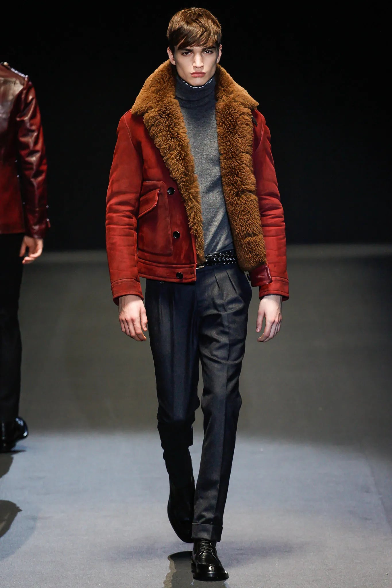 Runway shearling jacket F/W 2013