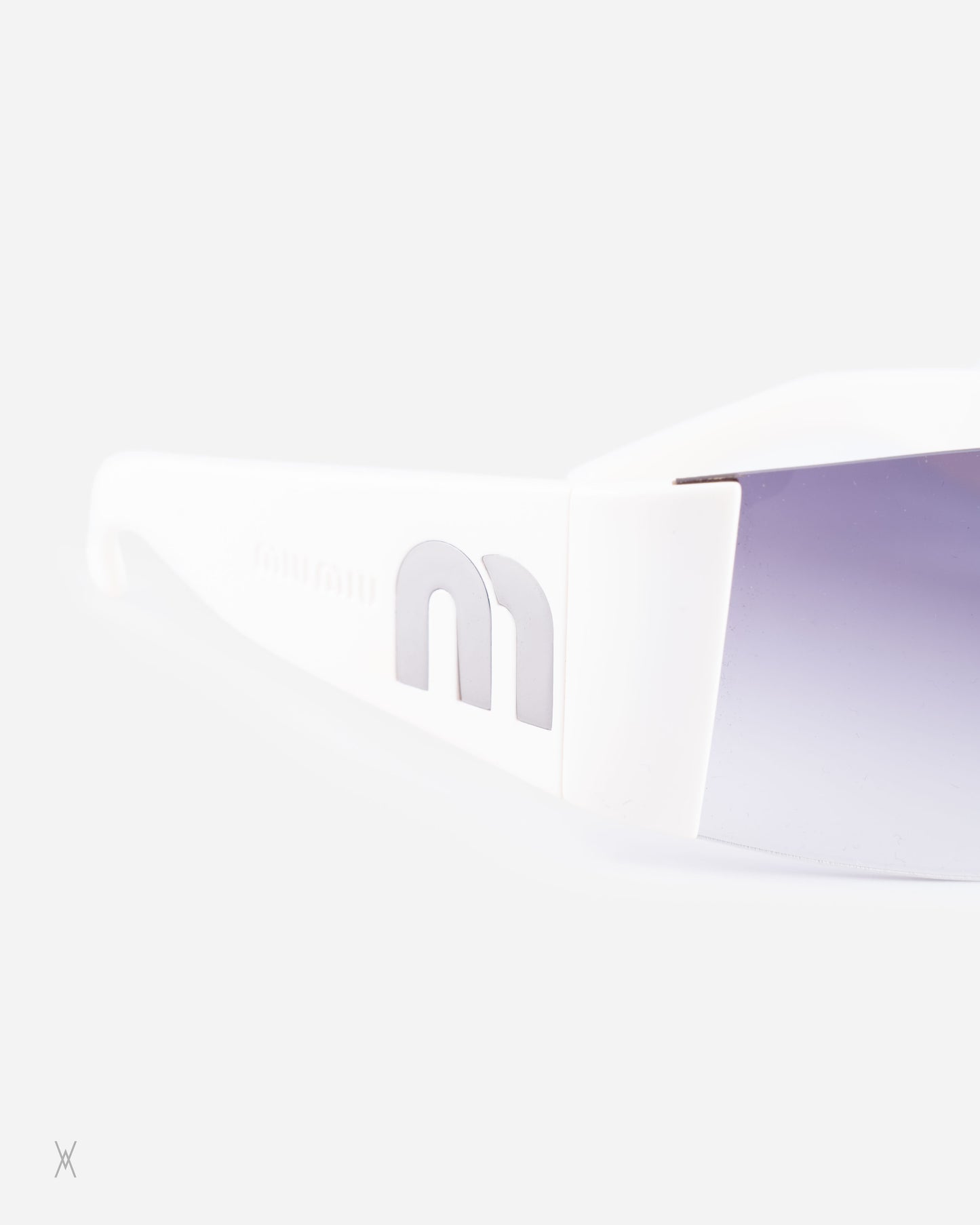 MIU MIU logo shield sunglasses