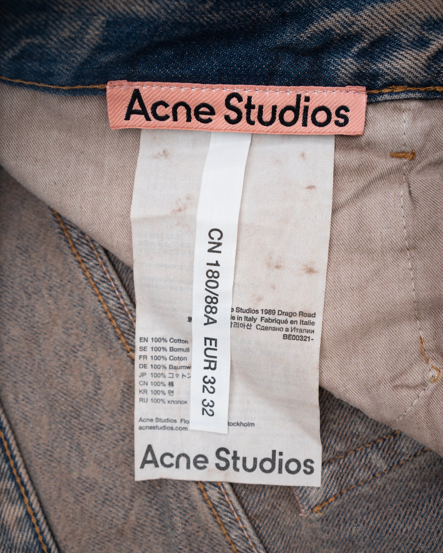 Acne Studios Super Baggy 1989 Jeans