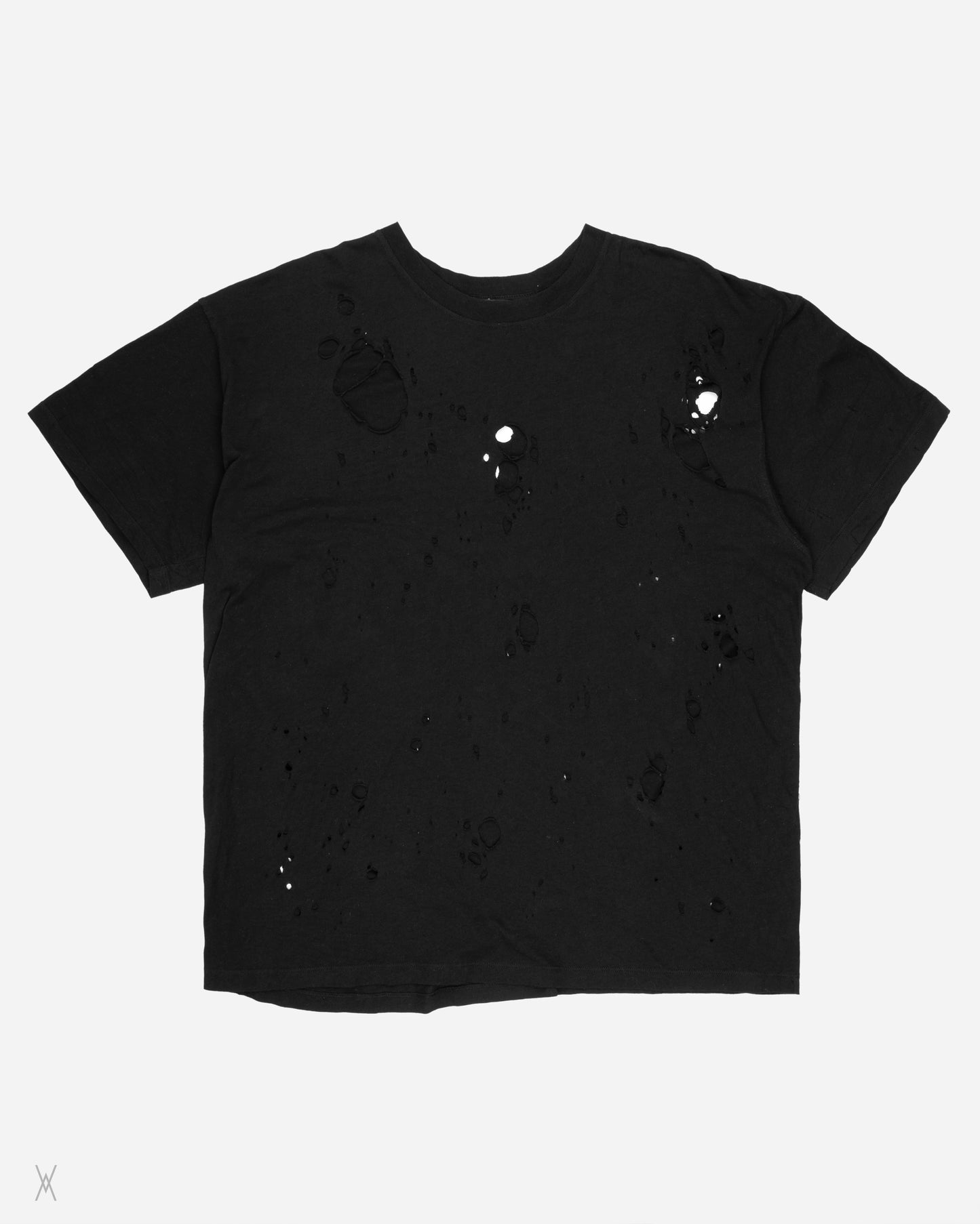 Ann Demeulemeester Distressed T-Shirt — Black / Size M