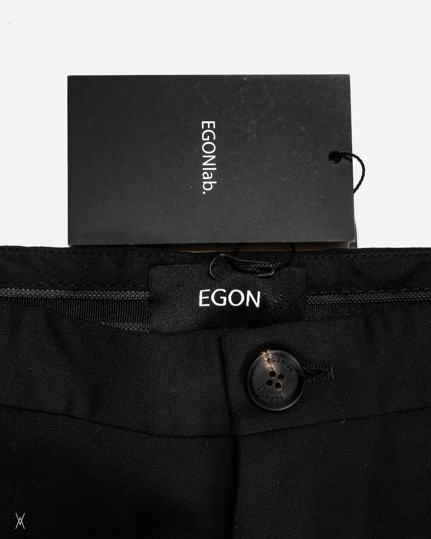 EGONlab. Black Flared Trousers