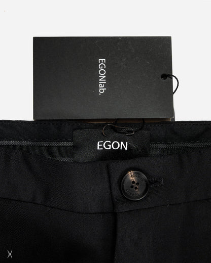 EGONlab. Black Flared Trousers