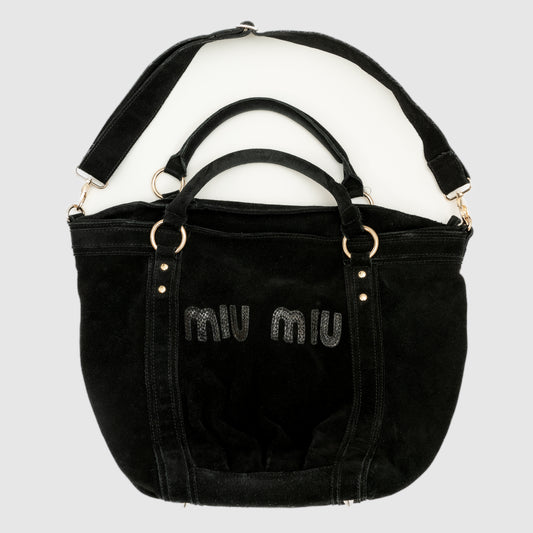 MIU MIU Logo Handle/Crossbody Bag
