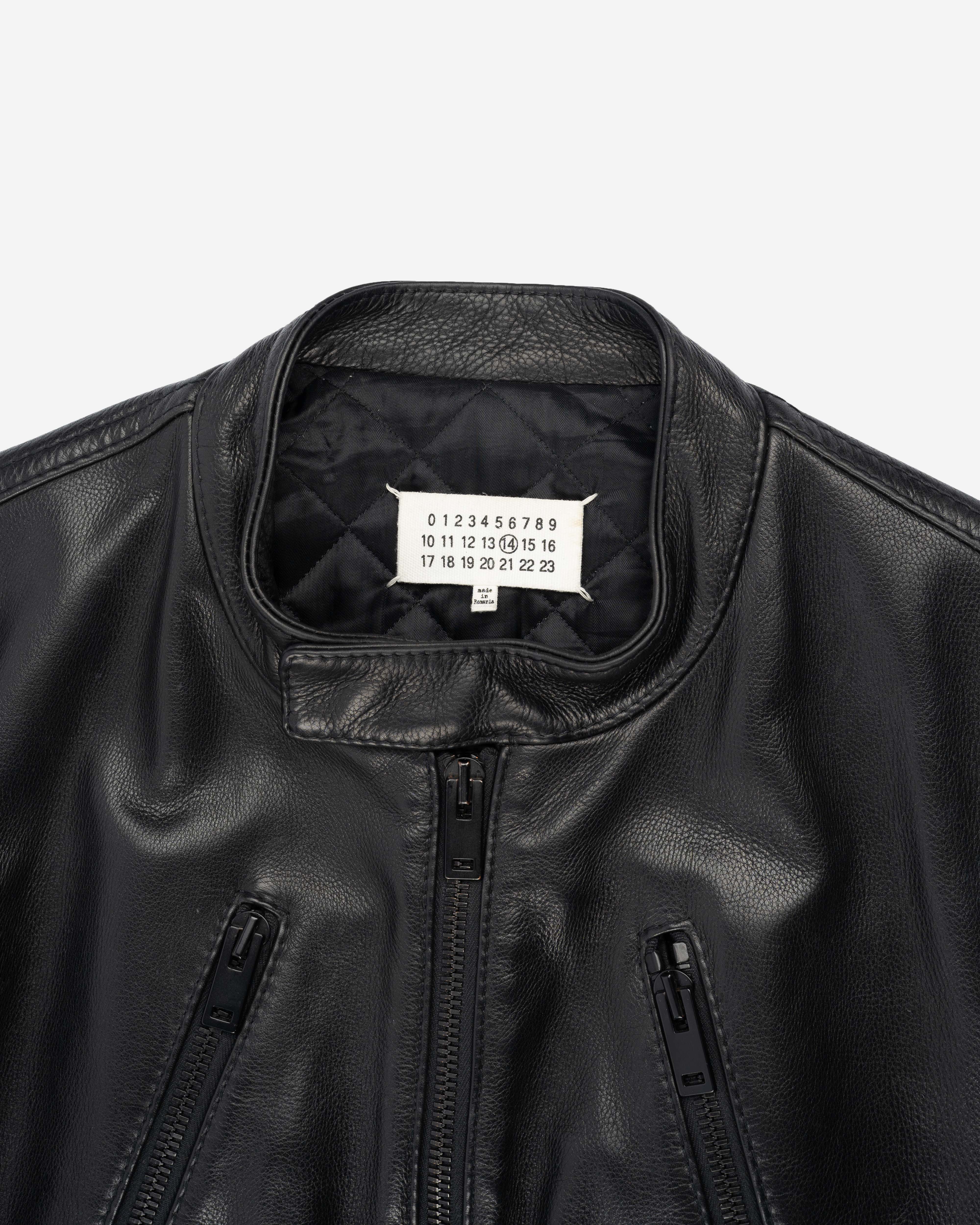 Maison Margiela 5-Zip Leather Jacket – All Black Edition (FW15)