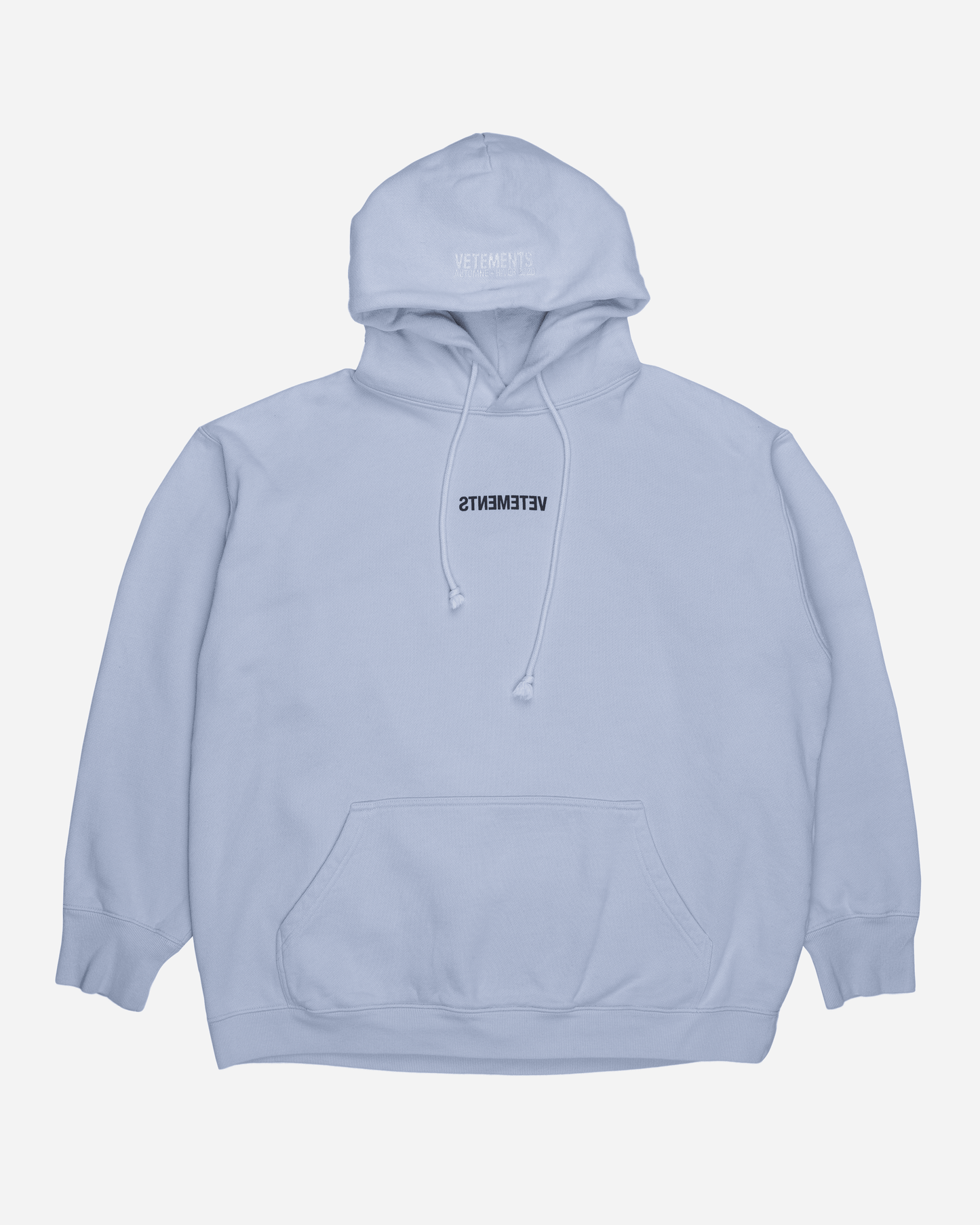 Vetements reverse hoodie hotsell