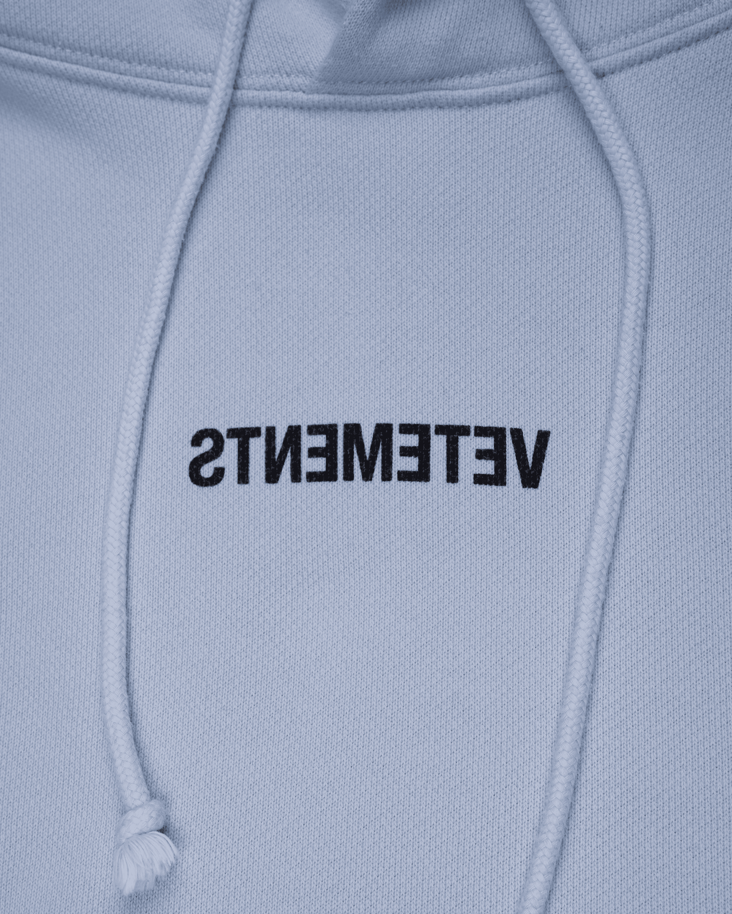 Vetements reverse logo hoodie