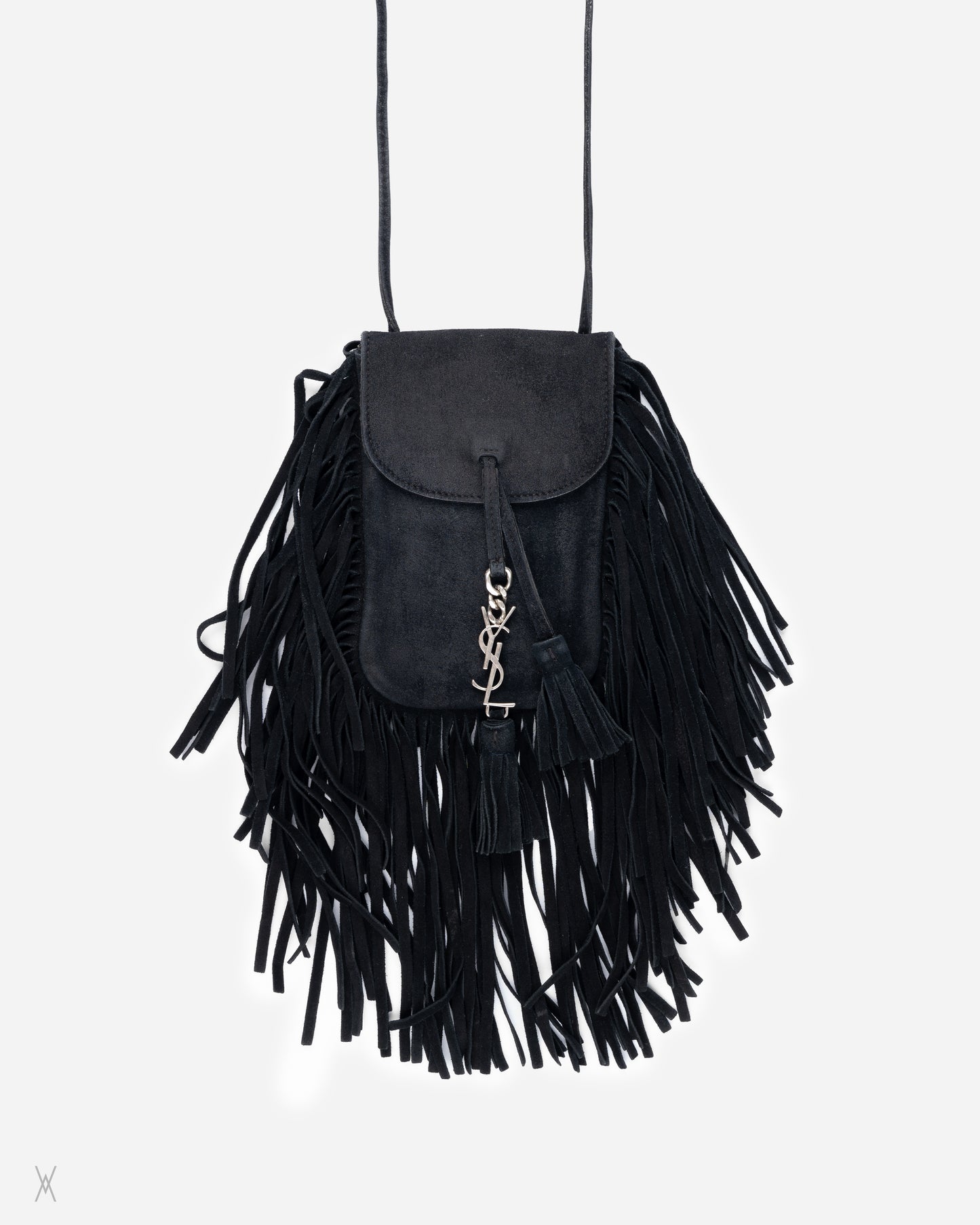 Saint Laurent Anita Fringe Leather Crossbody Bag