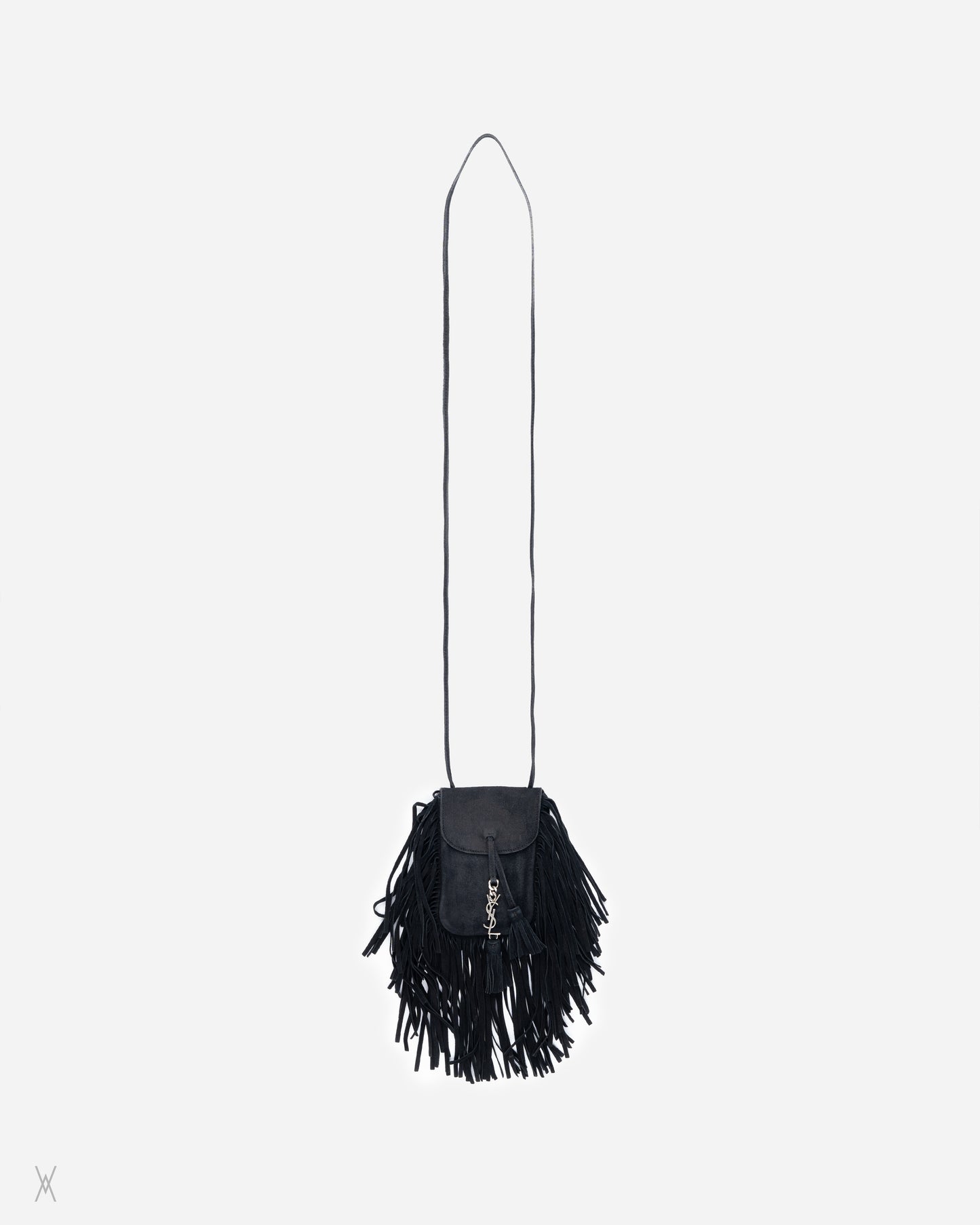 Saint Laurent Anita Fringe Leather Crossbody Bag