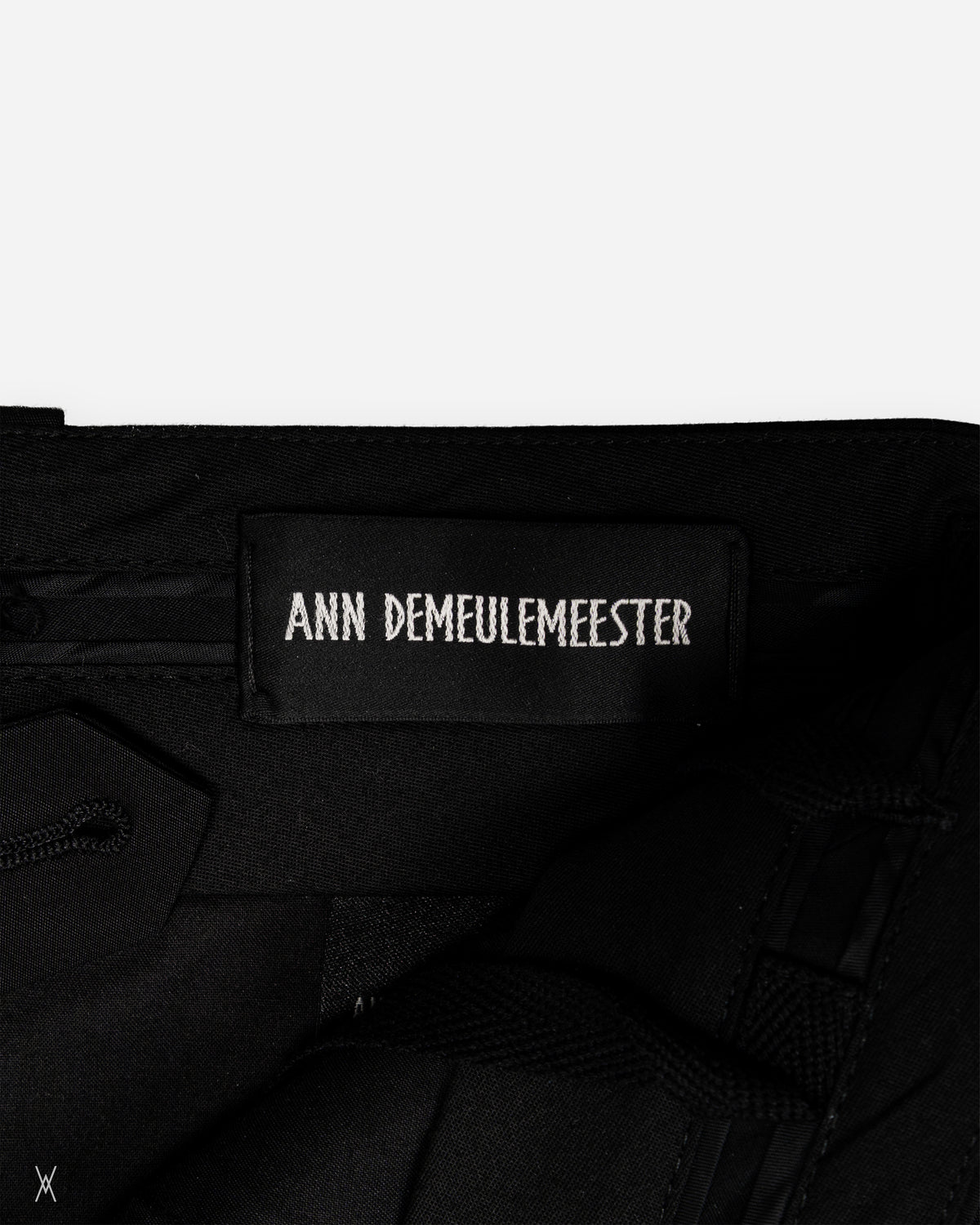 Ann Demeulemeester Wide Leg Trousers with Side Straps / (48)