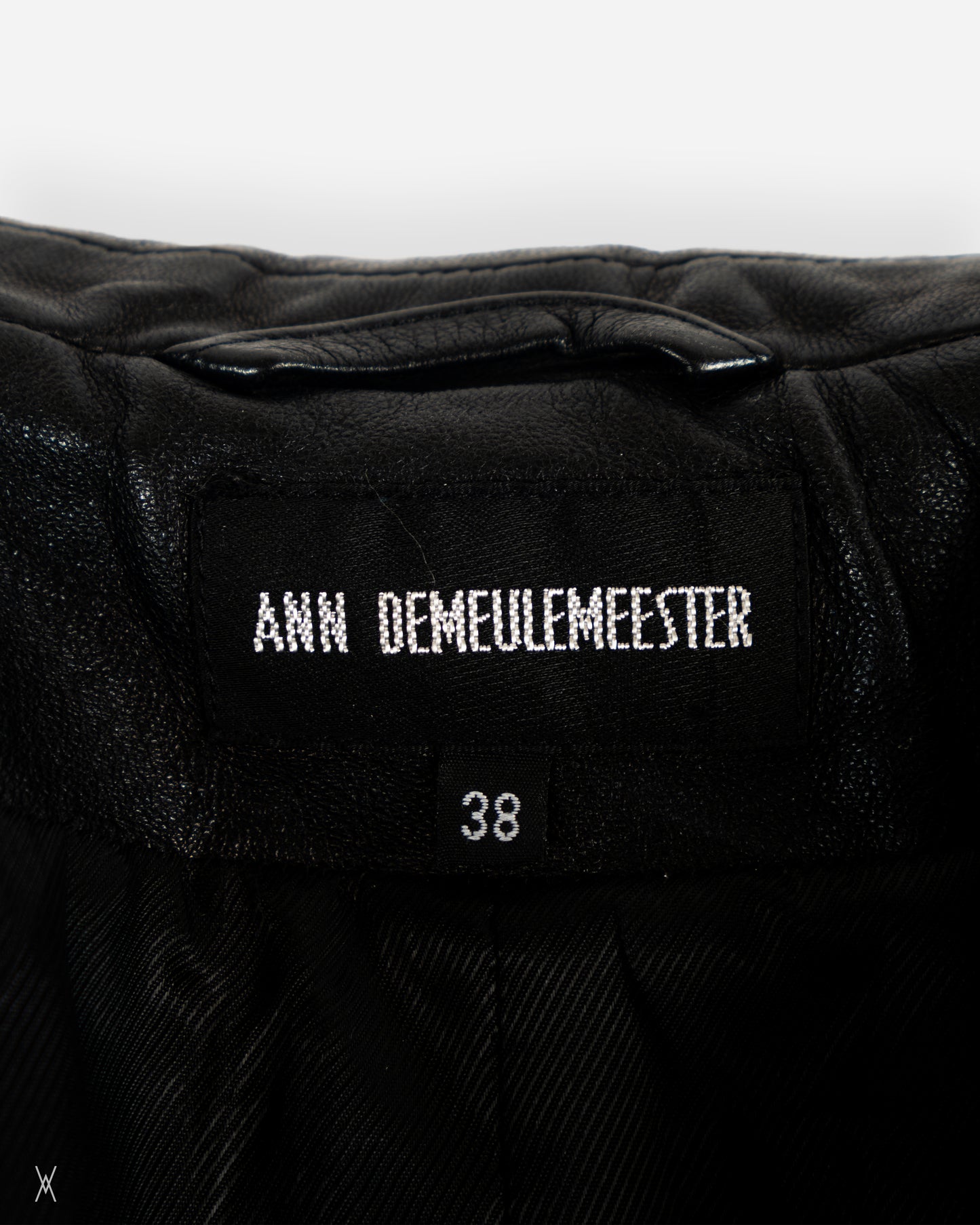 Leather Jacket with Detachable Panel / (38)