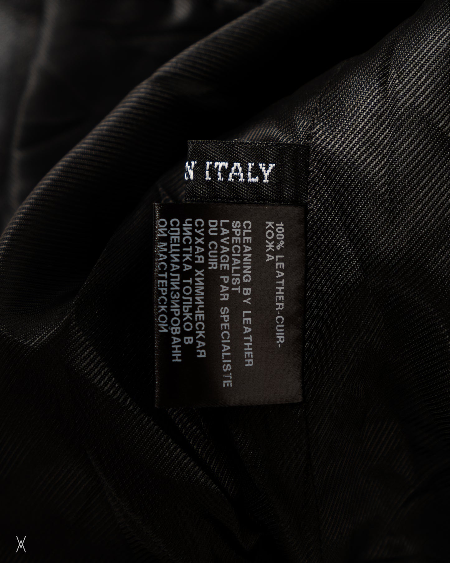 Leather Jacket with Detachable Panel / (38)