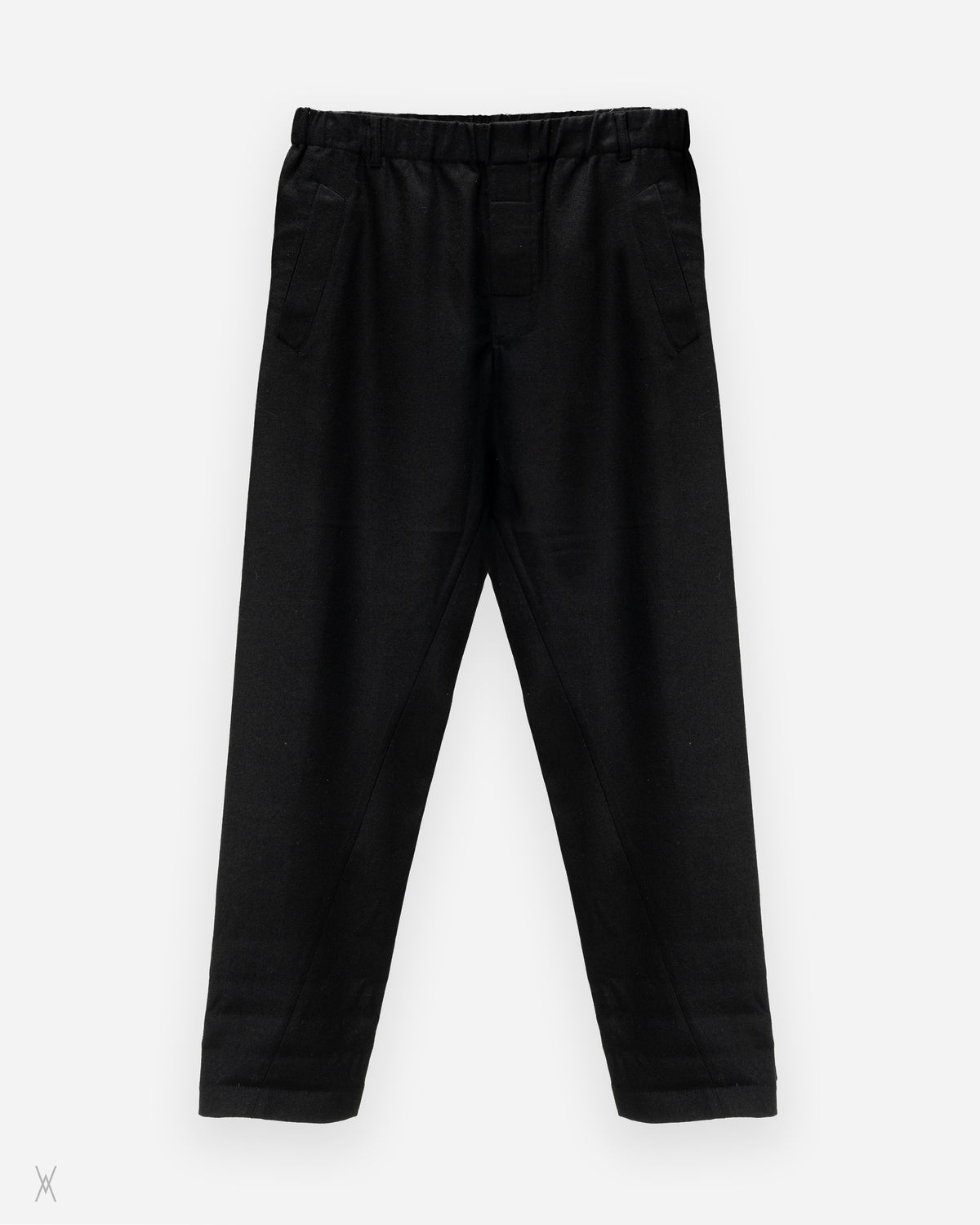 Ann Demeulemeester Virgin Wool Twisted Seam Trousers / (M)