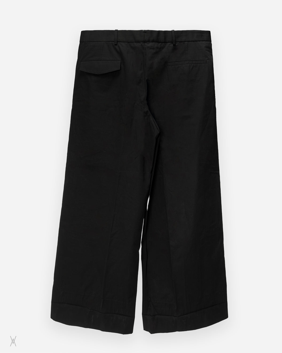 Ann Demeulemeester Wide Leg Trousers with Side Straps / (48)
