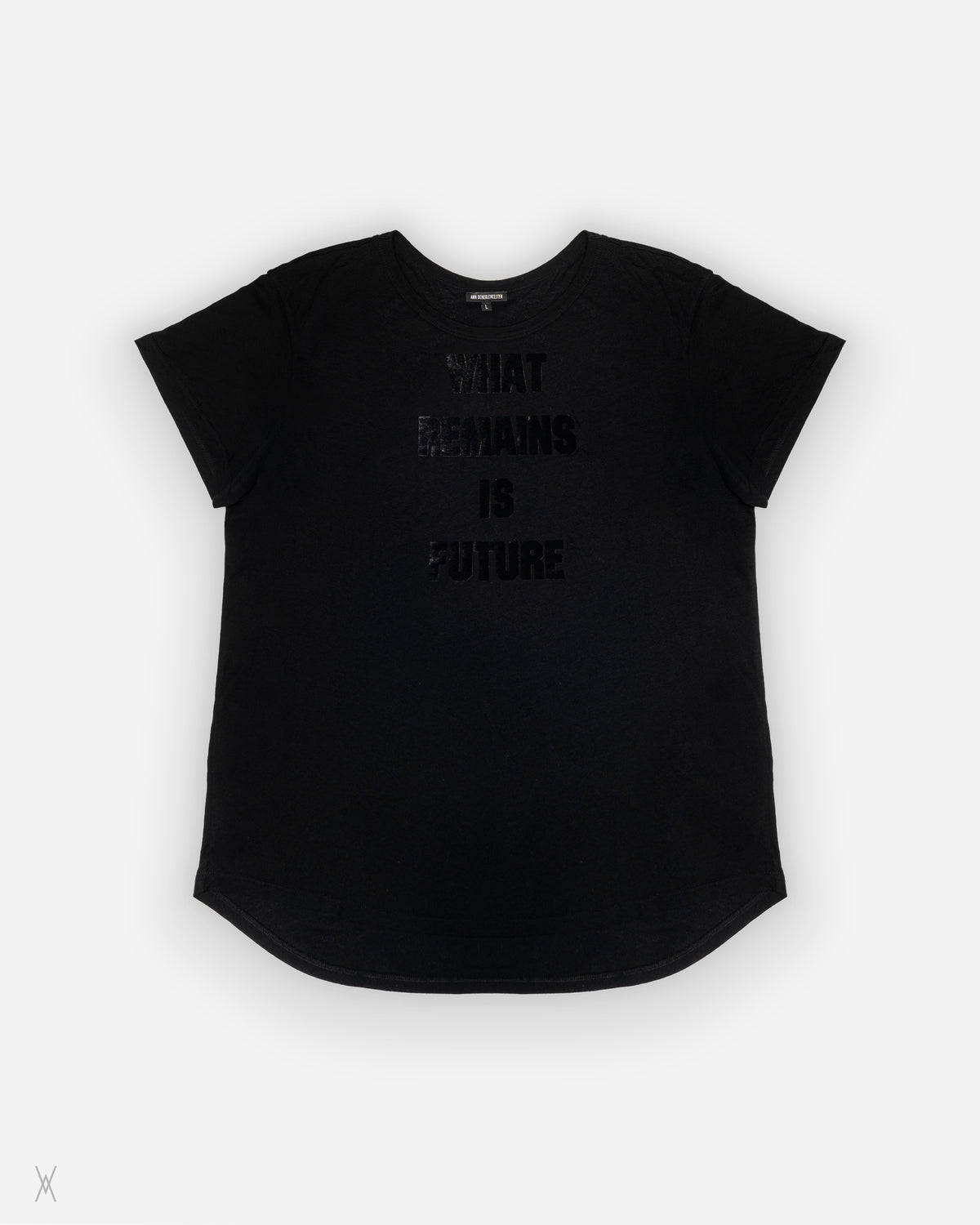 Ann Demeulemeester What Remains Is Future Black T-Shirt / (L)