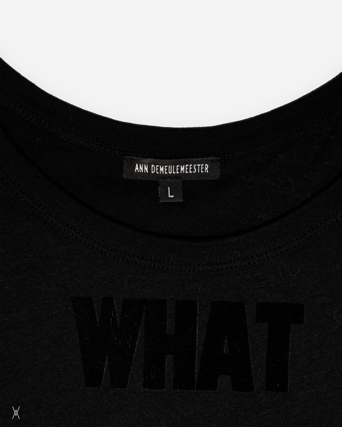 Ann Demeulemeester What Remains Is Future Black T-Shirt / (L)