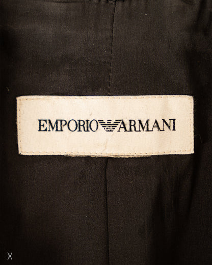 Heavily Grained Leather Zip Jacket / (54)