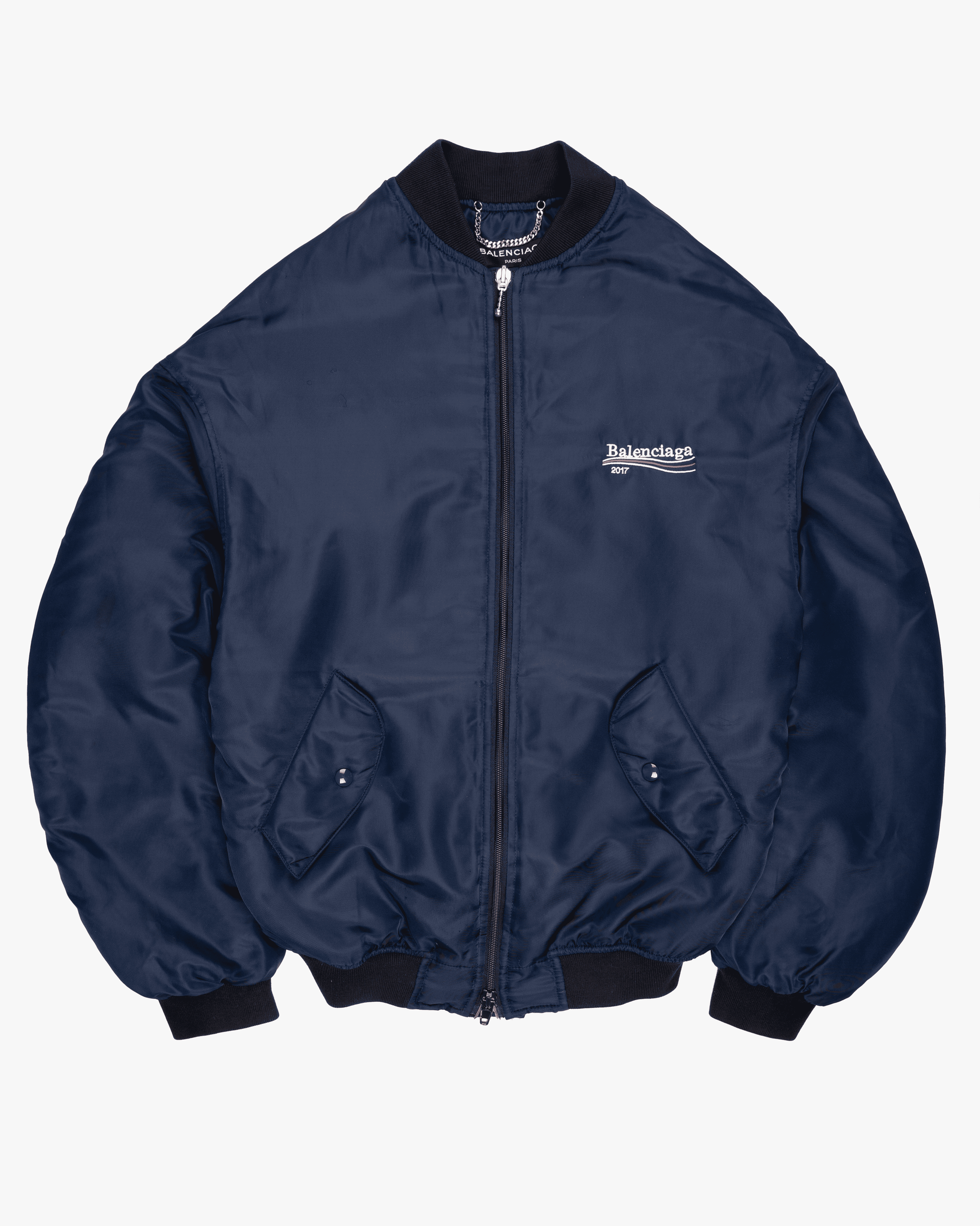 Balenciaga Campaign Logo Bomber – VORHE Balenciaga Campaign Logo Bomber – VORHE