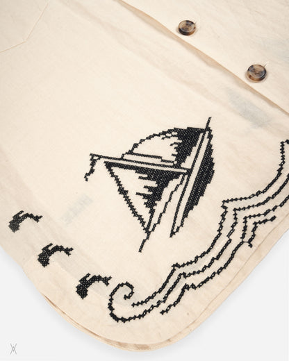 BODE camp-collar shirt