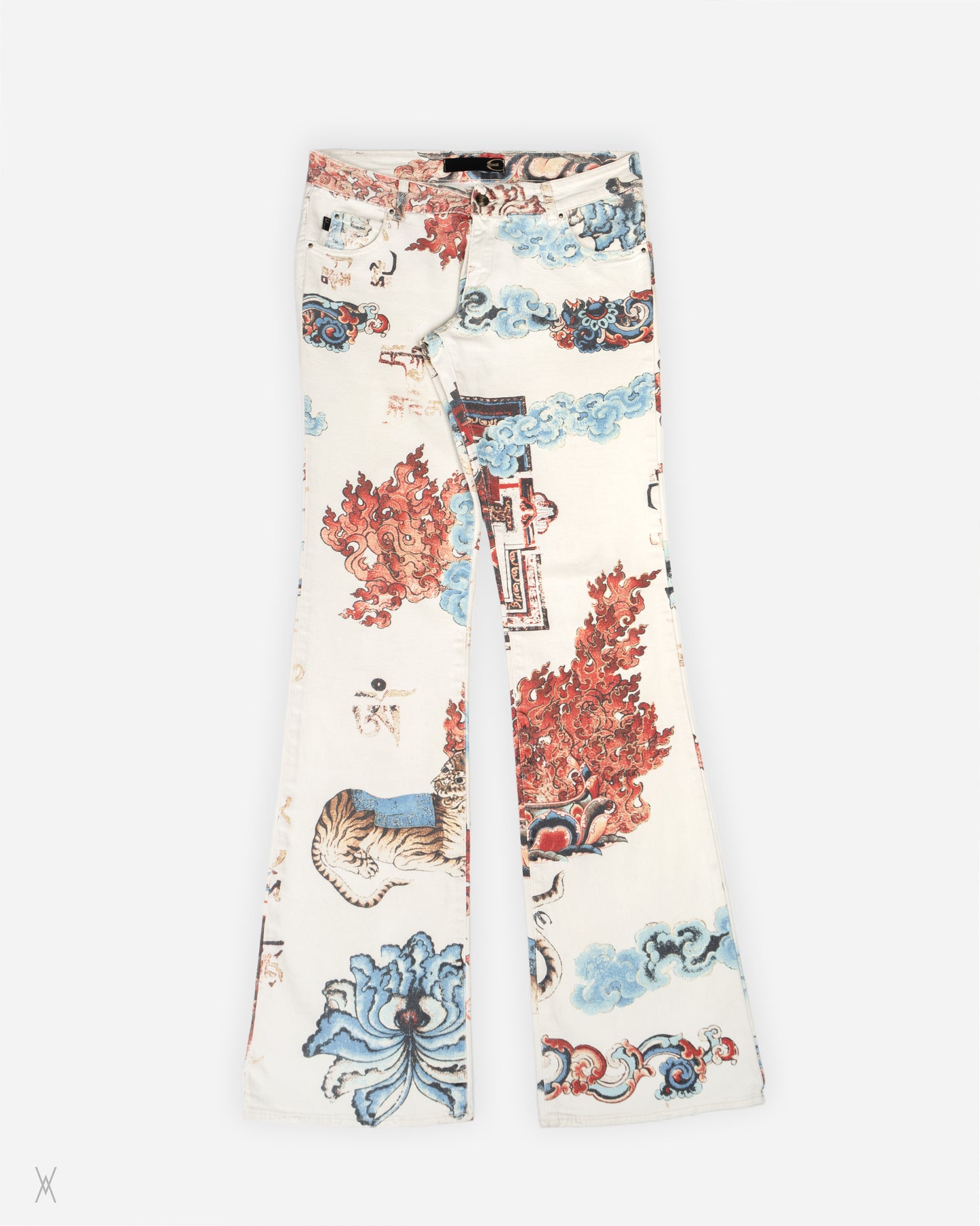 Just Cavalli Allover Print Denim