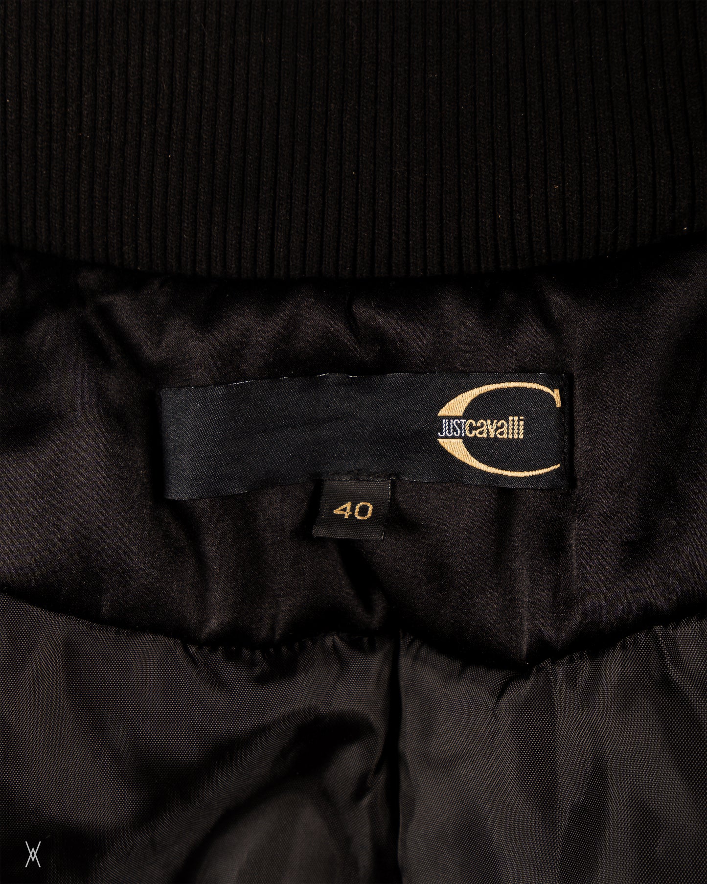 Black Silk Satin Multi-Pocket Bomber Jacket