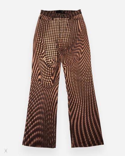 Optical-Print Flared Jeans / (30/44)