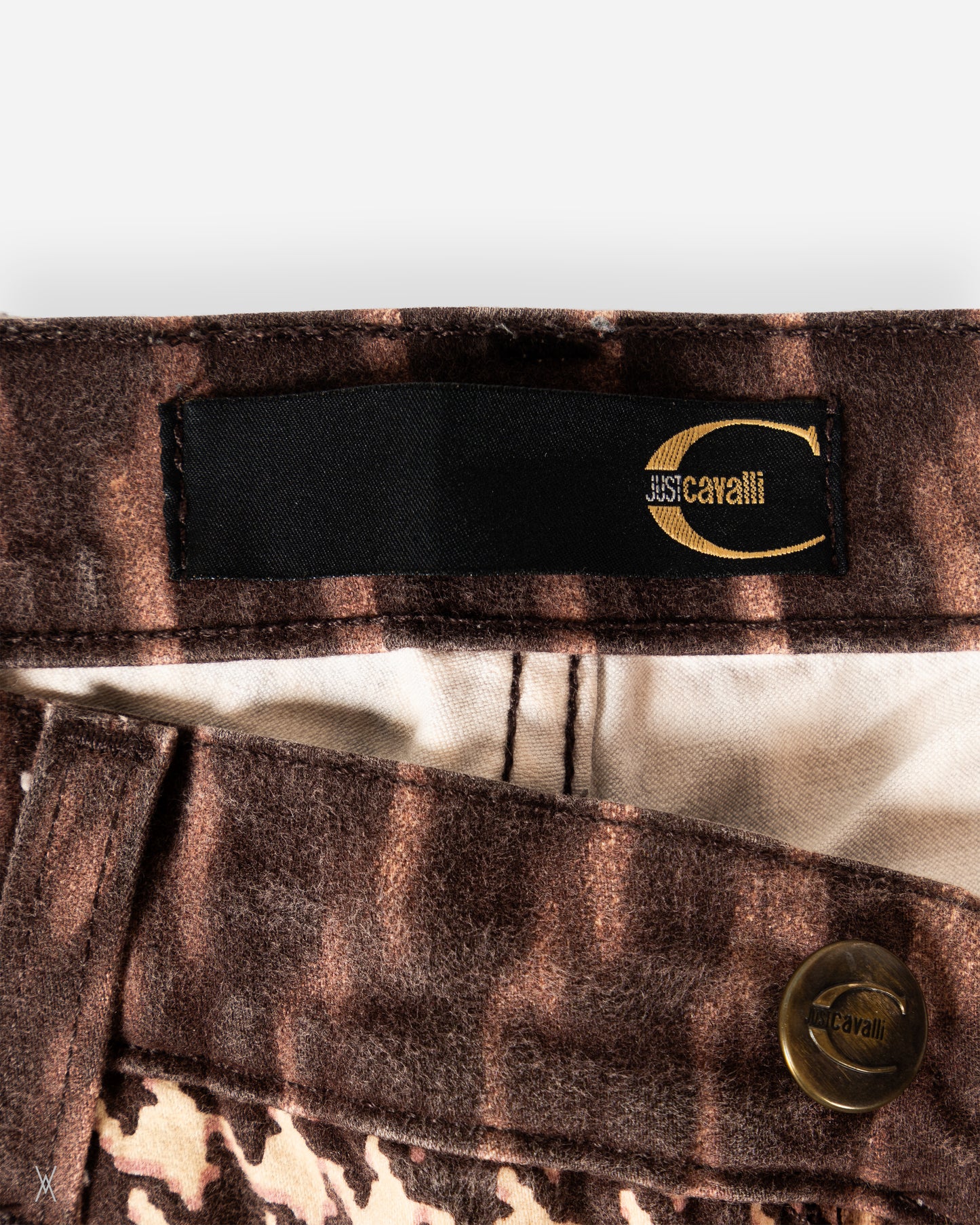 Optical-Print Flared Jeans / (30/44)