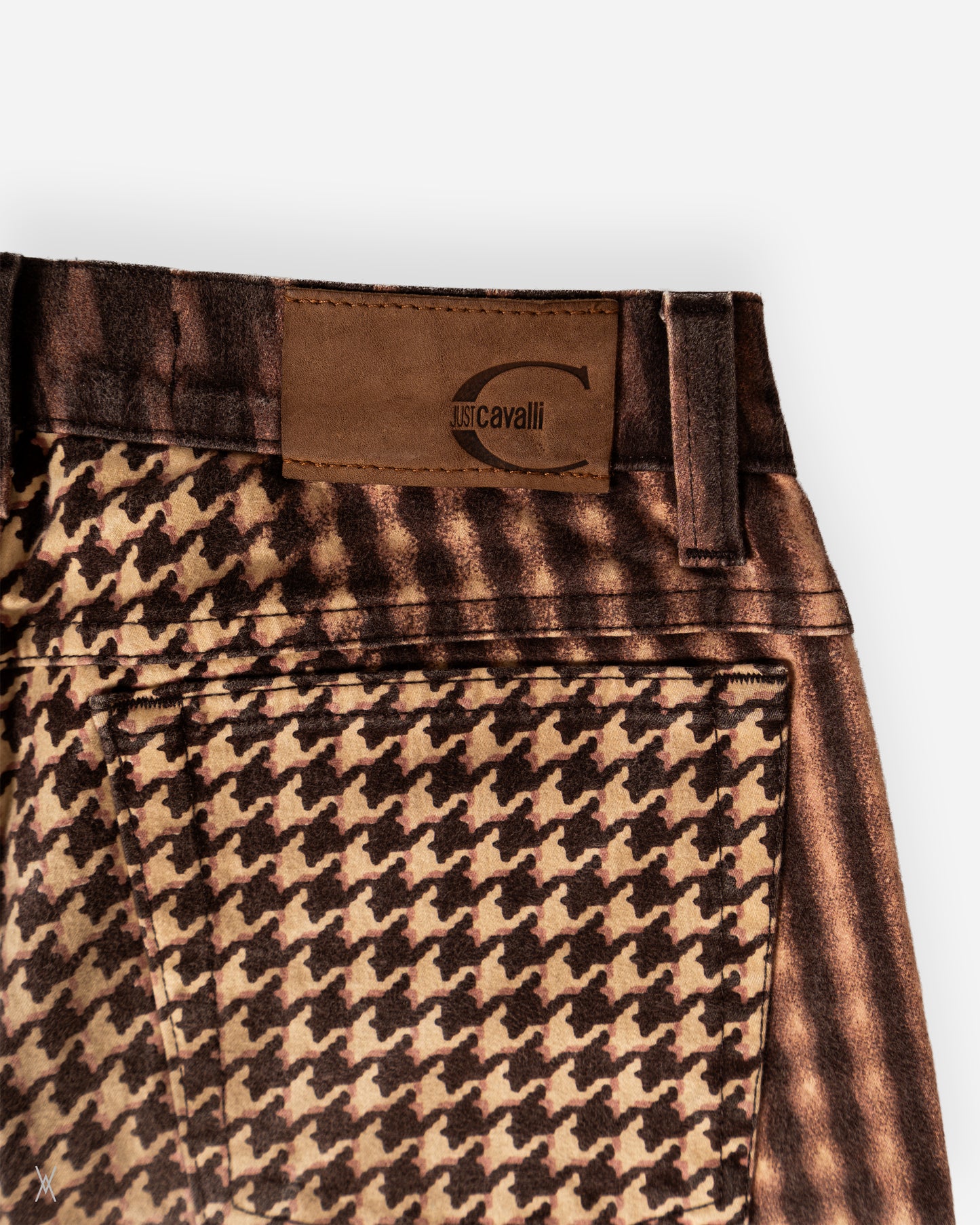 Optical-Print Flared Jeans / (30/44)