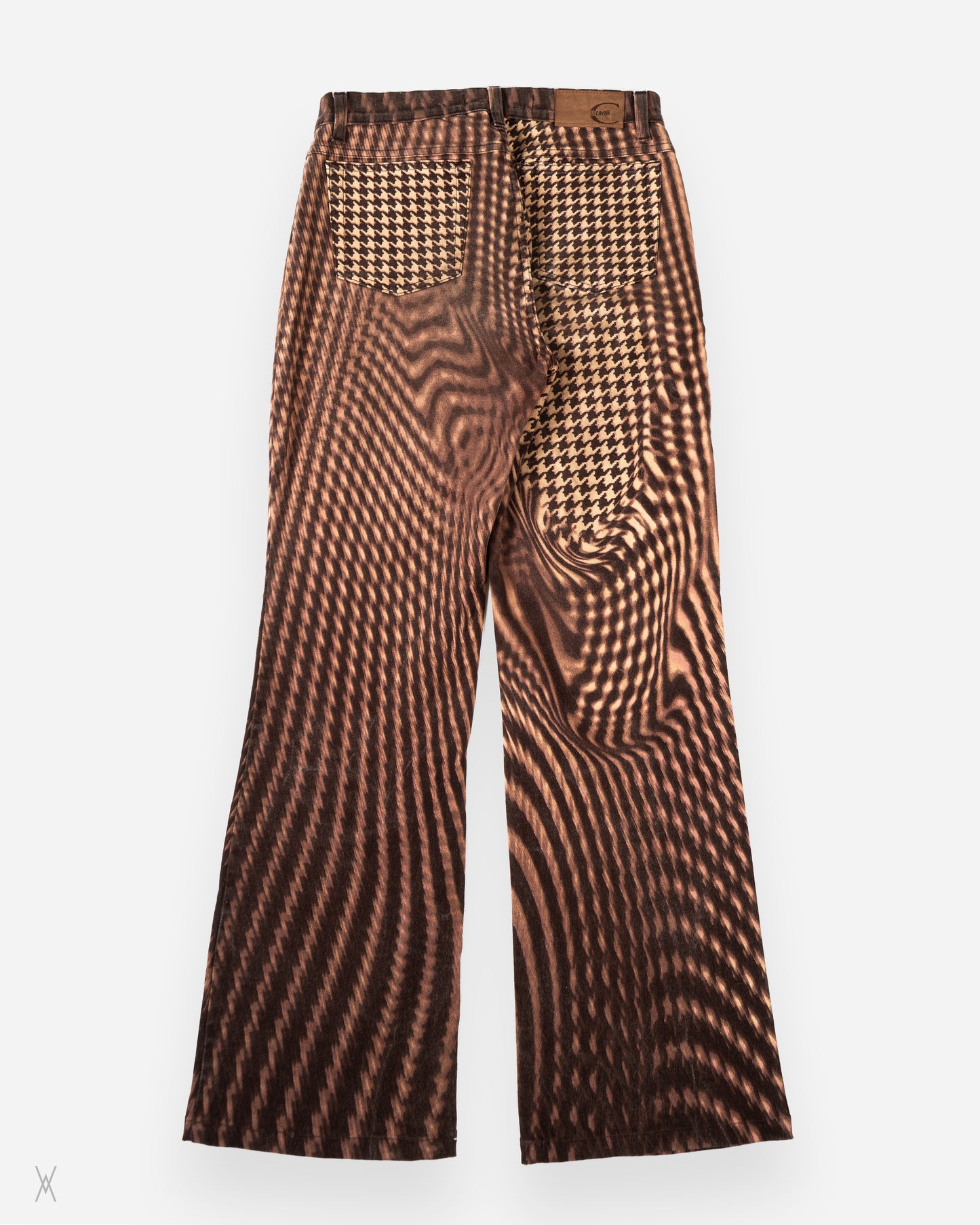 Optical-Print Flared Jeans / (30/44)