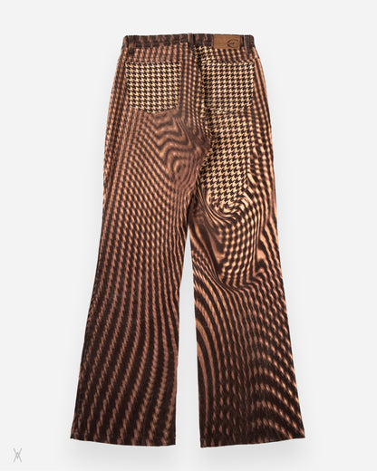Optical-Print Flared Jeans / (30/44)