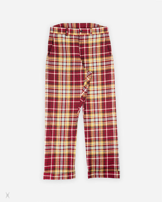 Comme des Garçons Homme plaid trousers