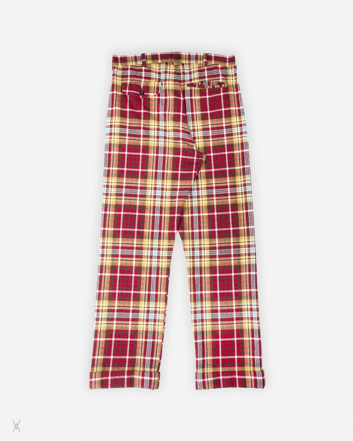 Comme des Garçons Homme plaid trousers