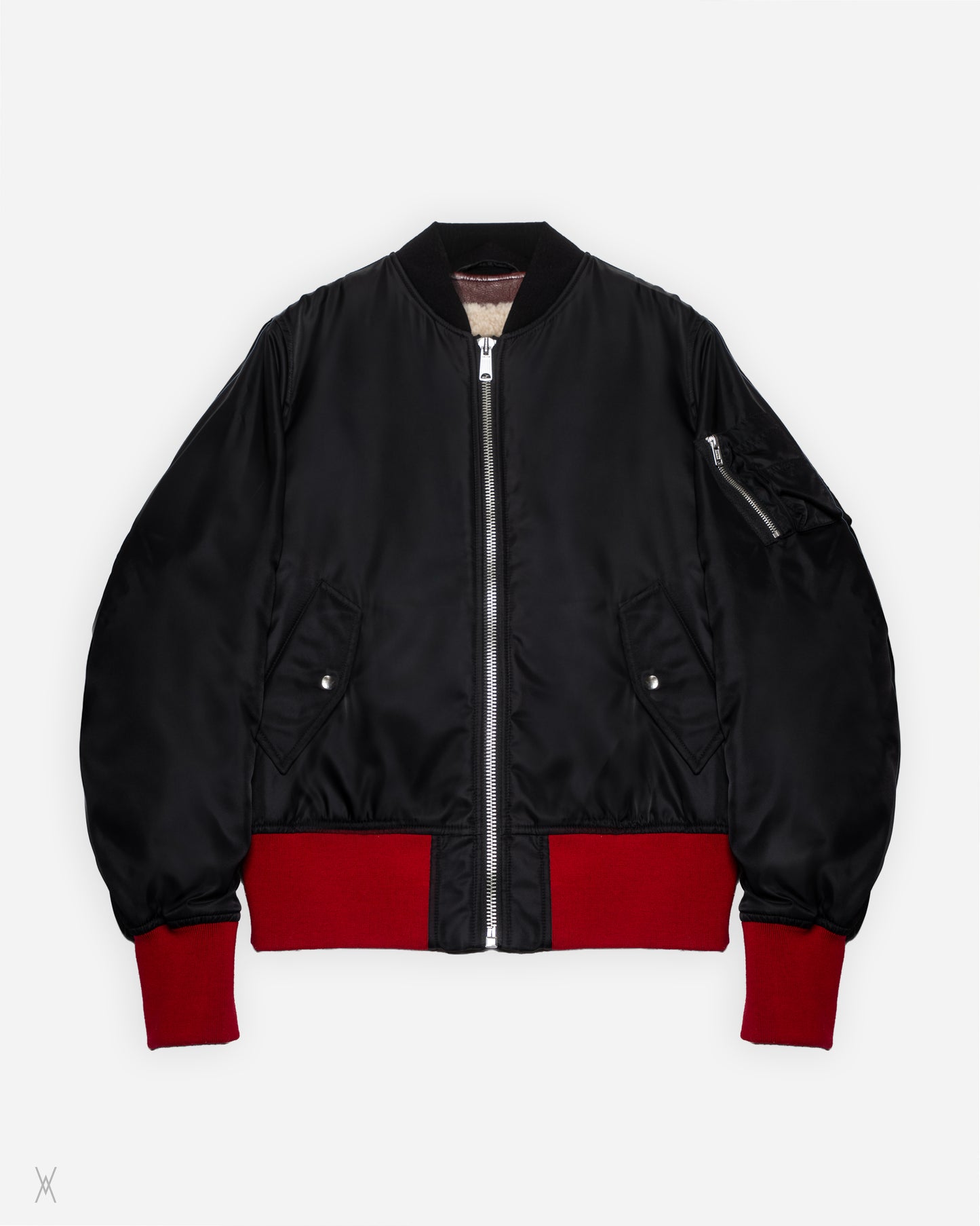 Shearing bomber jacket